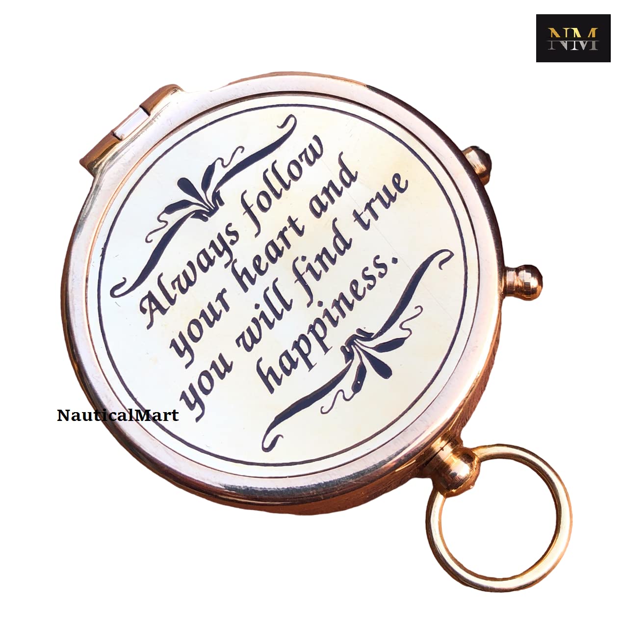 Motivational Compass, Leather Case view 3