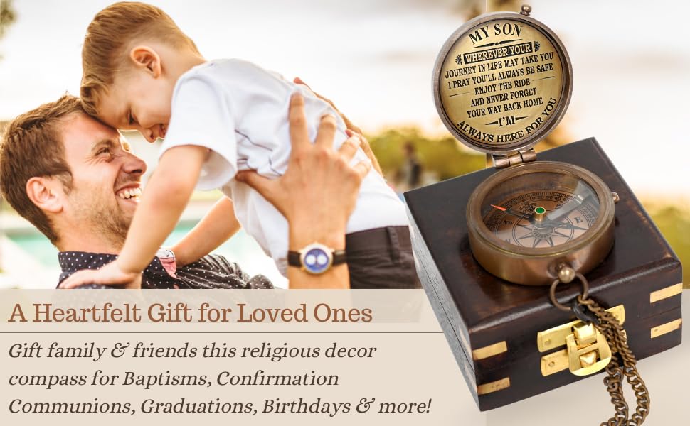To My Son Compass, Wooden Box view 4