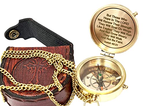 Motivational Compass, Leather Case view 4