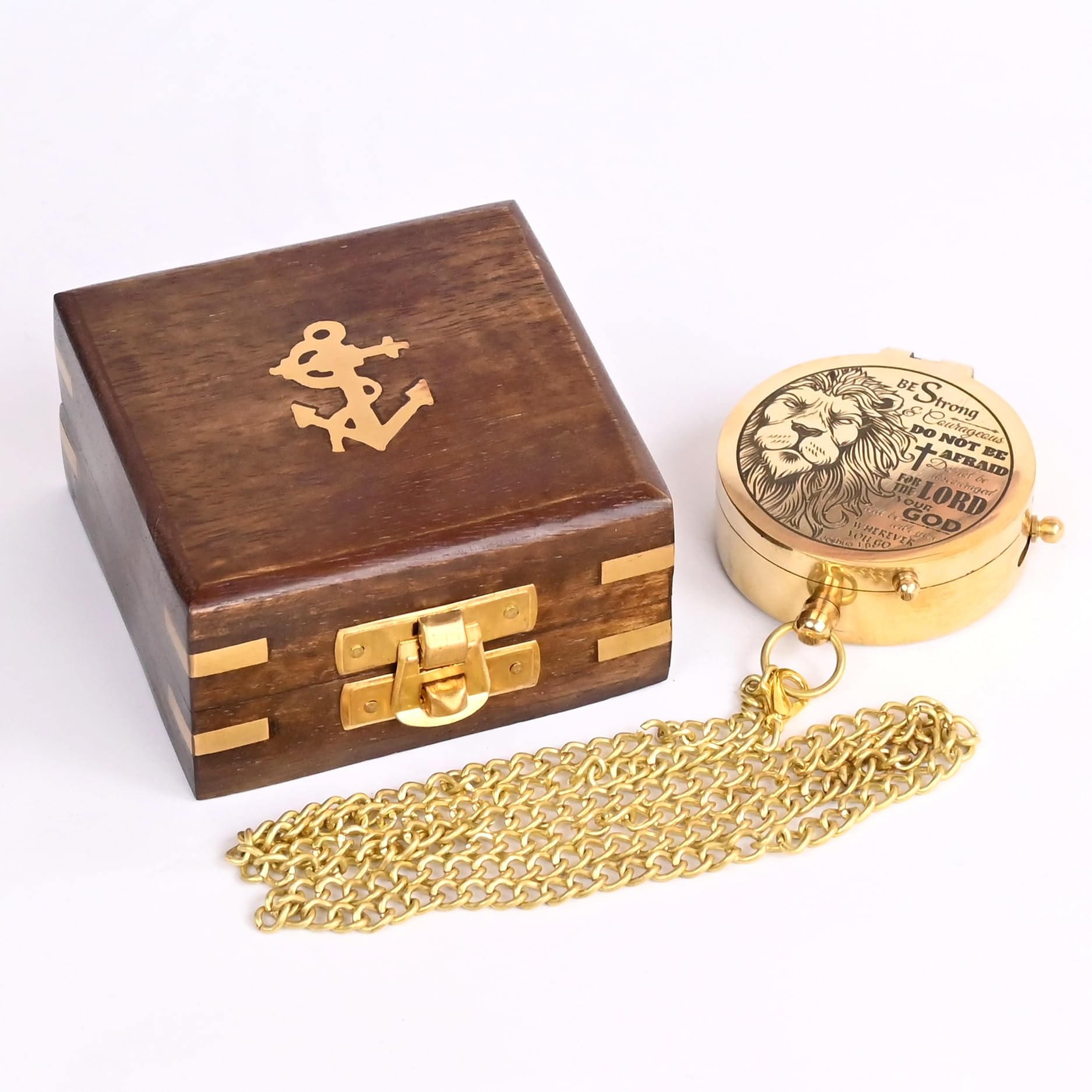 Motivational Compass, Wooden Box view 4