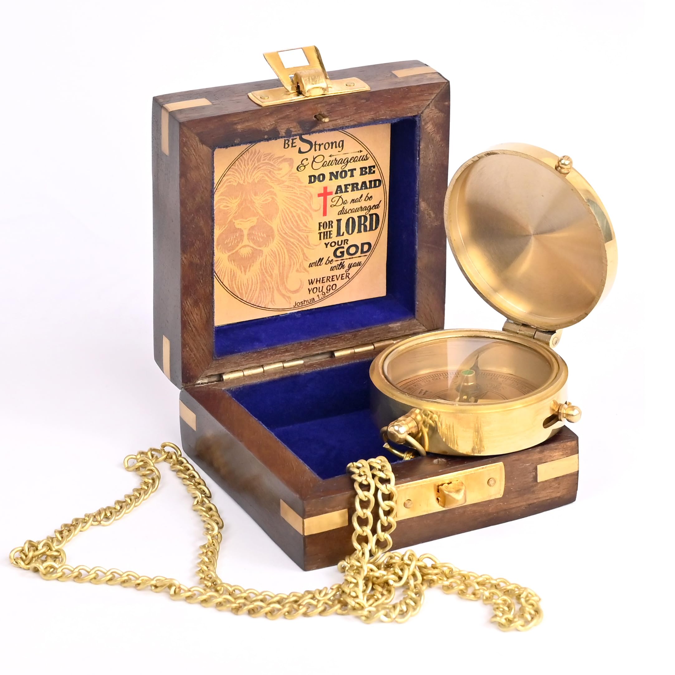 Motivational Compass, Wooden Box view 6