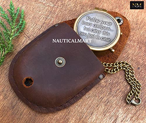 Motivational Compass, Leather Case view 5