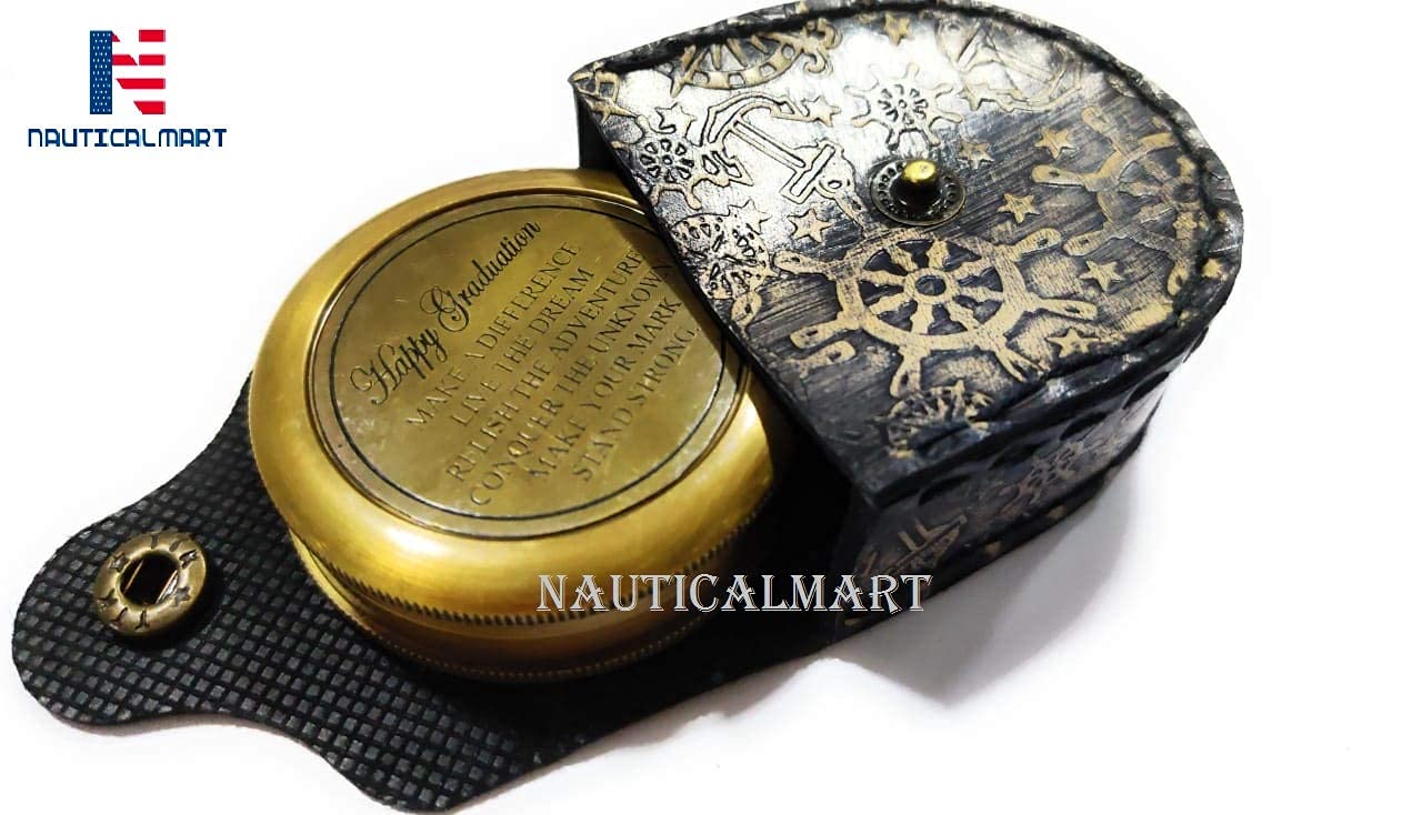 Graduation Compass, Leather Case view 3