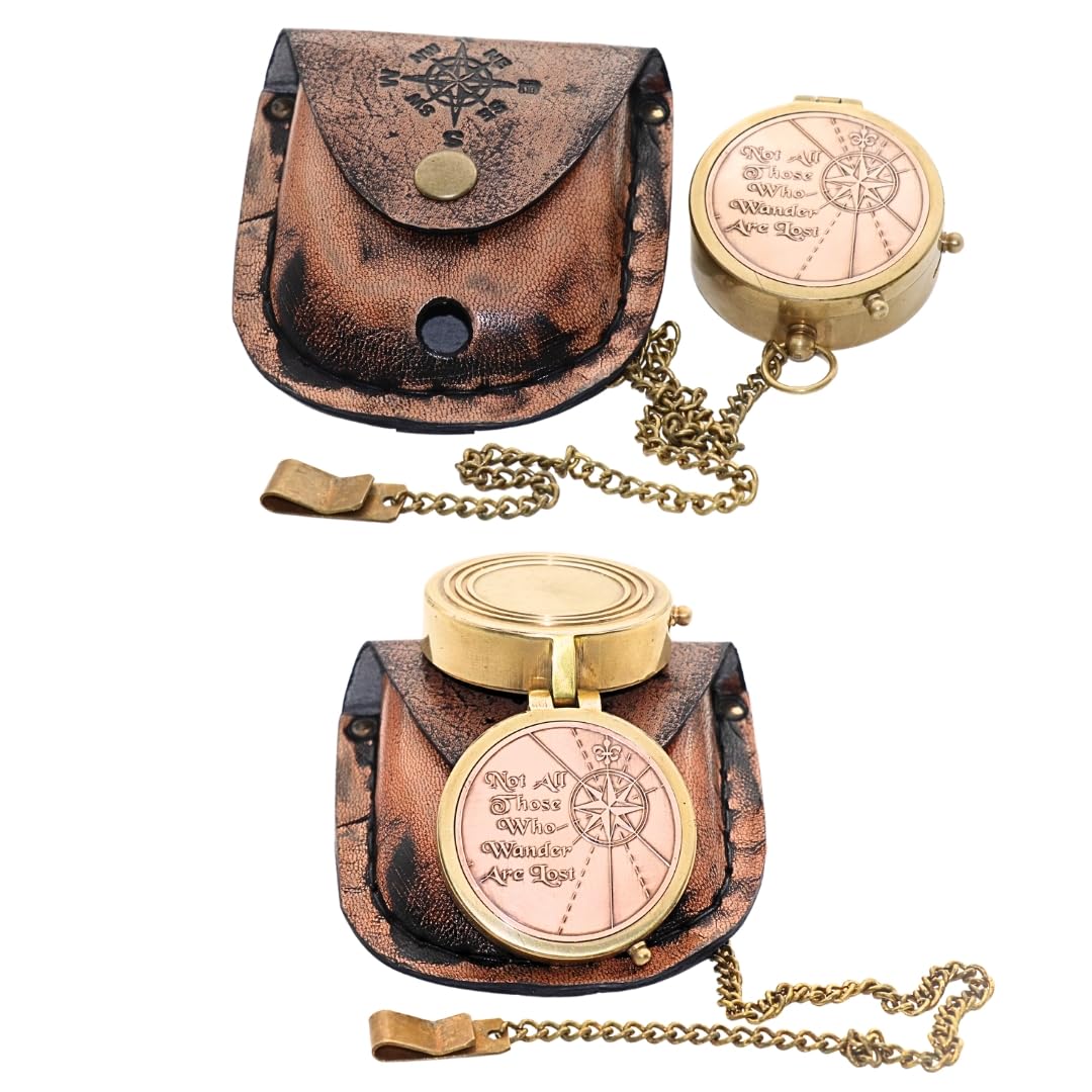 Motivational Compass, Leather Case view 6