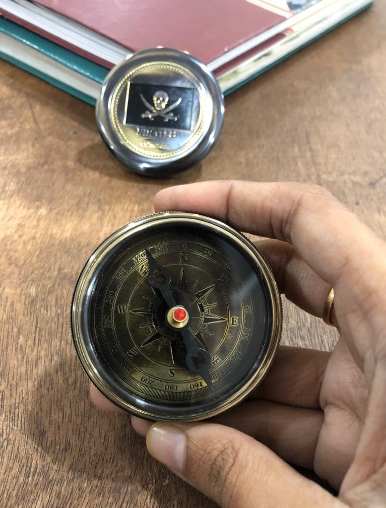 Pirate Compass, Leather Case view 2