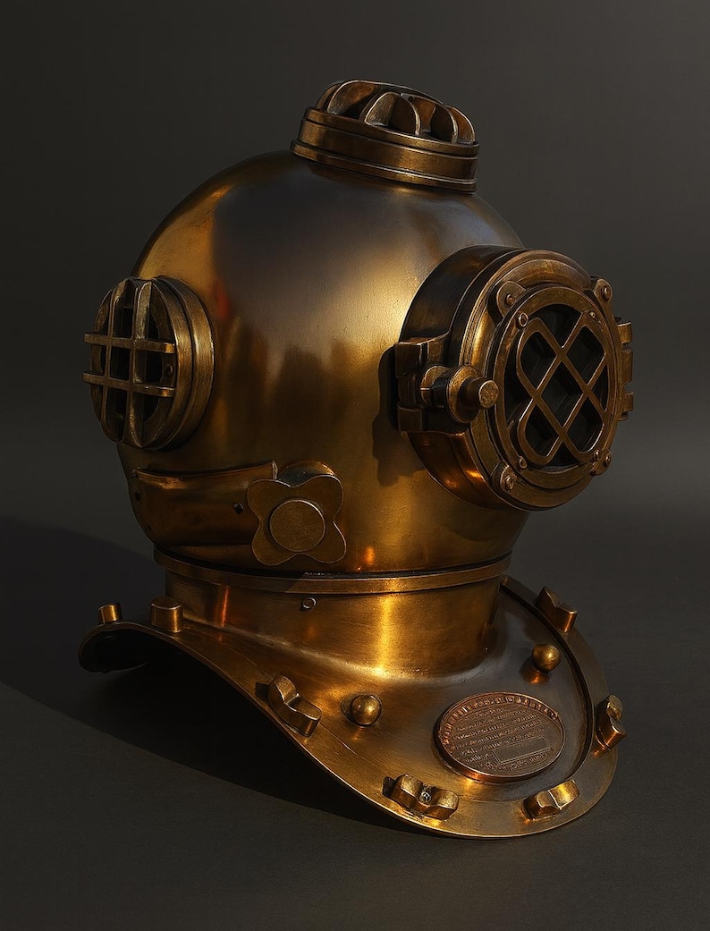 Mark V Diving Helmet with Copper Plated Finish view 5
