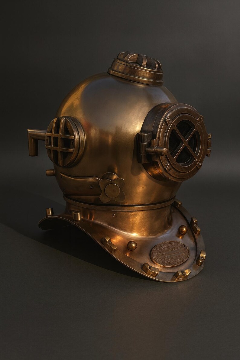 Mark V Diving Helmet with Copper Plated Finish view 6