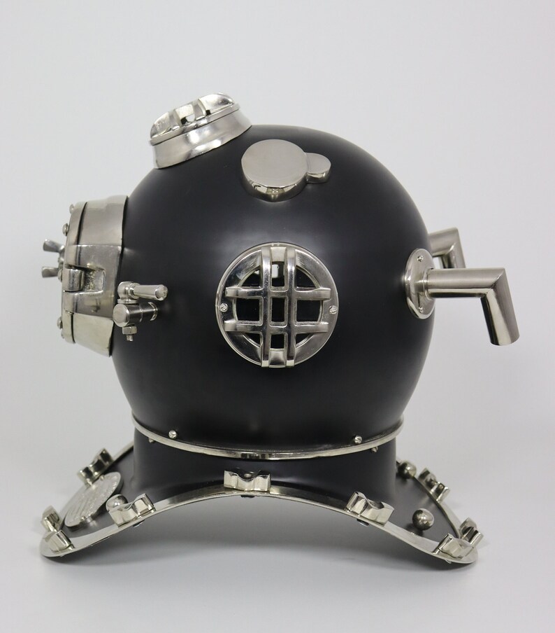 Mark V Diving Helmet with All-Black Antique Finish view 4