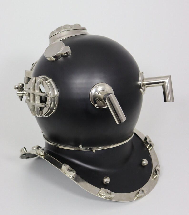 Mark V Diving Helmet with All-Black Antique Finish view 5