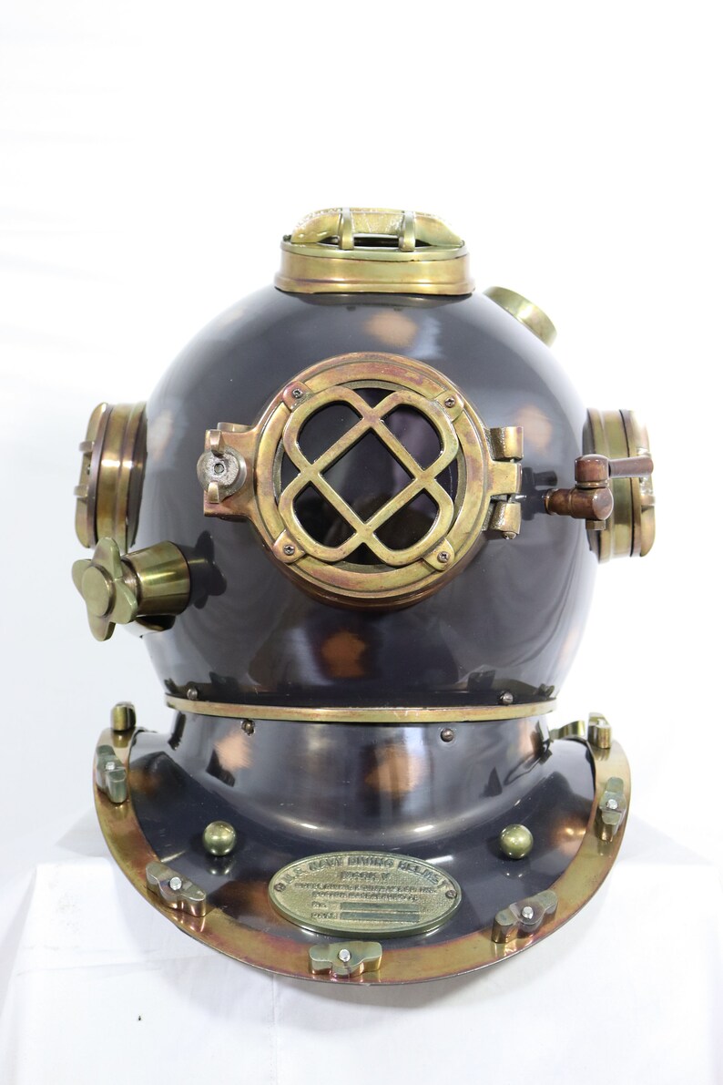 Mark V Scuba Diving Helmet with Unique Antique Finish view 2