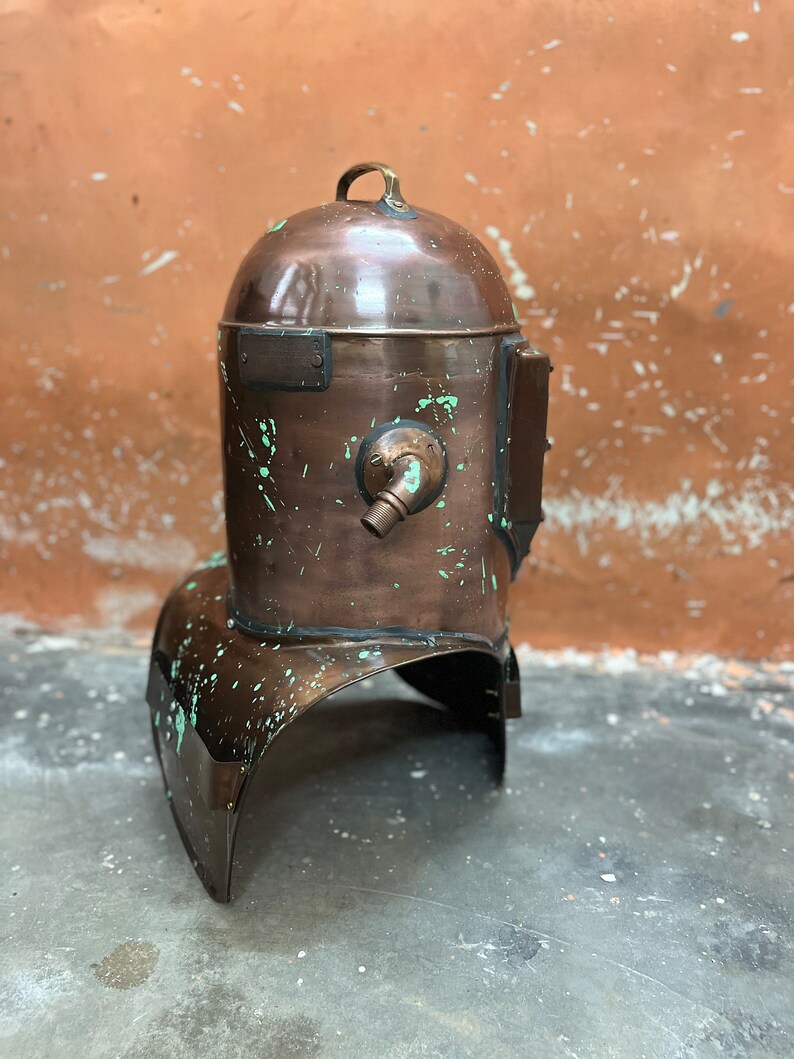 Deep Sea Diving Helmet with Rugged Antique Finish view 5