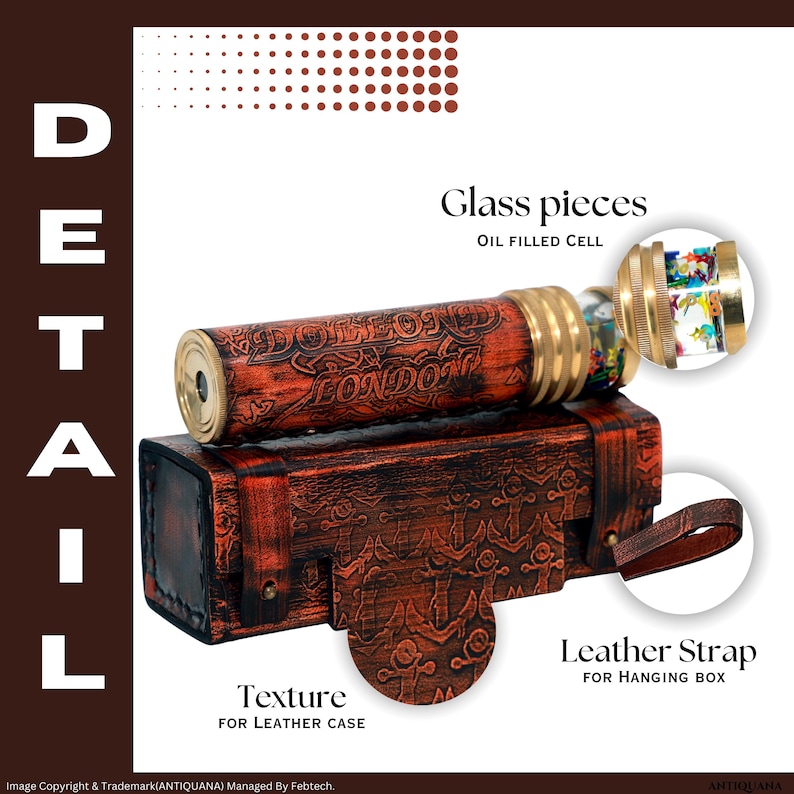 Handmade Liquid Oil Chamber Kaleidoscope view 6