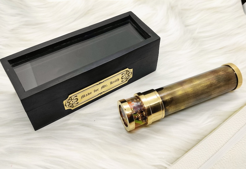 Handmade Brass Liquid Kaleidoscope view 6