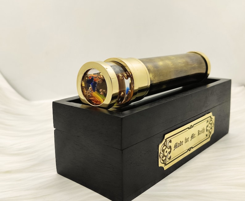 Handmade Brass Liquid Kaleidoscope view 10