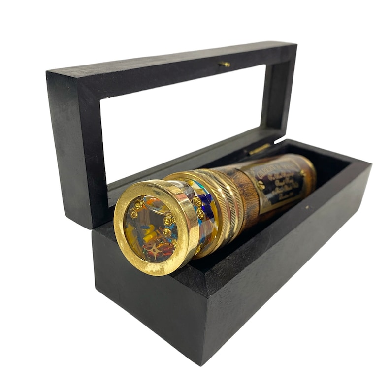 Personalised Liquid Brass Kaleidoscope view 2