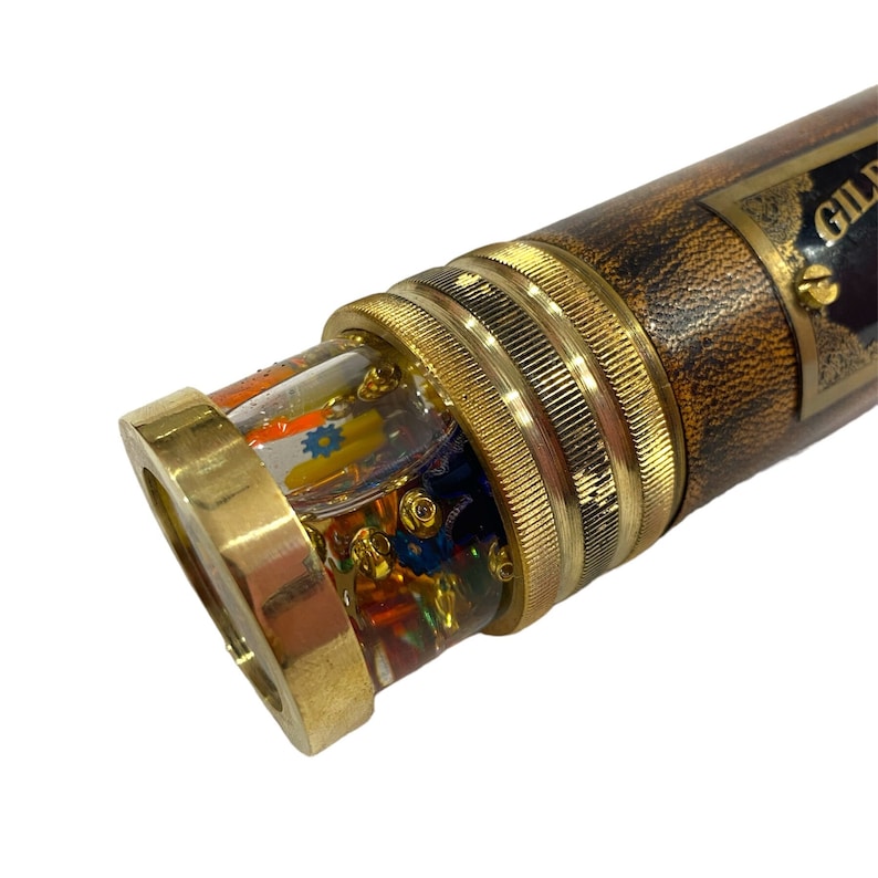 Personalised Liquid Brass Kaleidoscope view 4