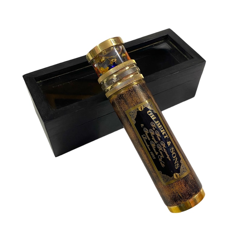 Personalised Liquid Brass Kaleidoscope view 6