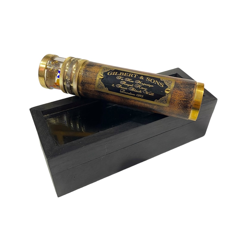 Personalised Liquid Brass Kaleidoscope view 7
