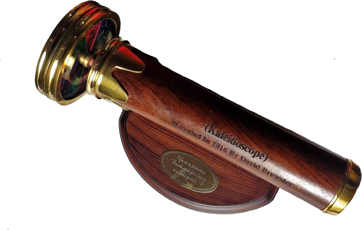 Handcrafted Brass Kaleidoscope view 4
