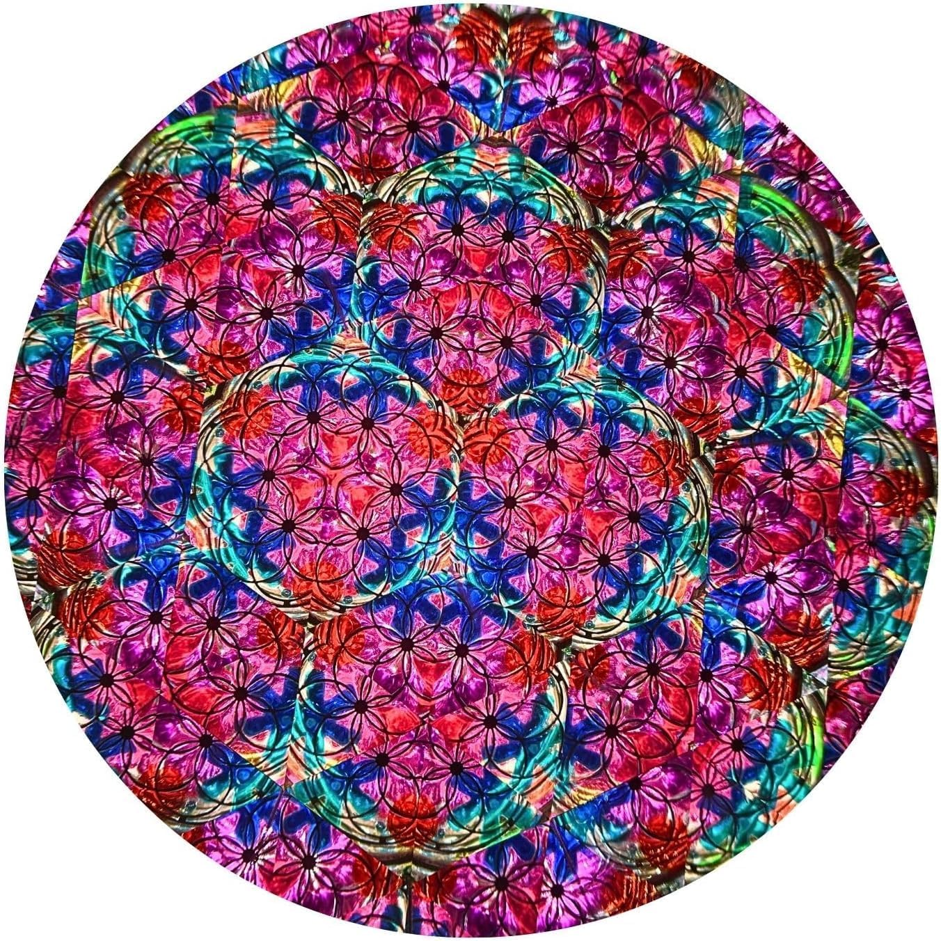 Spiral Brass Kaleidoscope with Three Rotating Wheels view 5