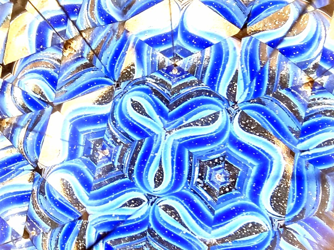 Brass Kaleidoscope with Twisting Glass Ball Eyepiece view 6