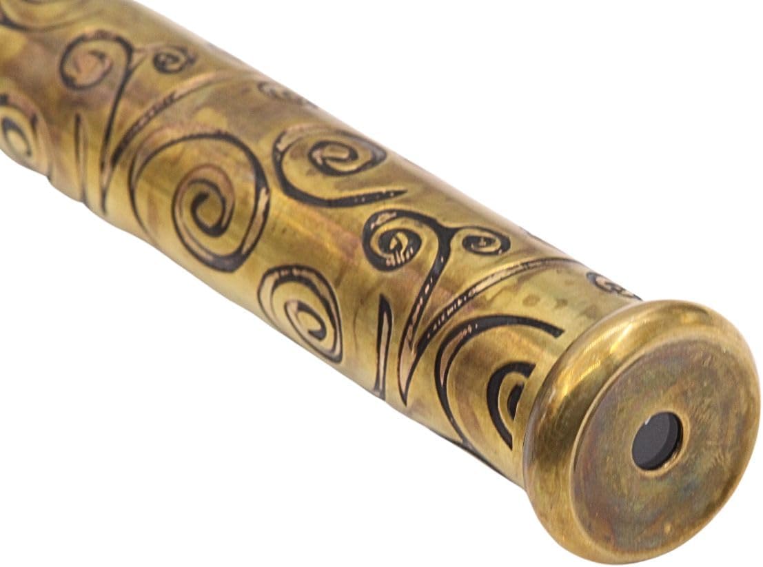 Brass Marblescope with First Surface Mirrors and Stand view 6