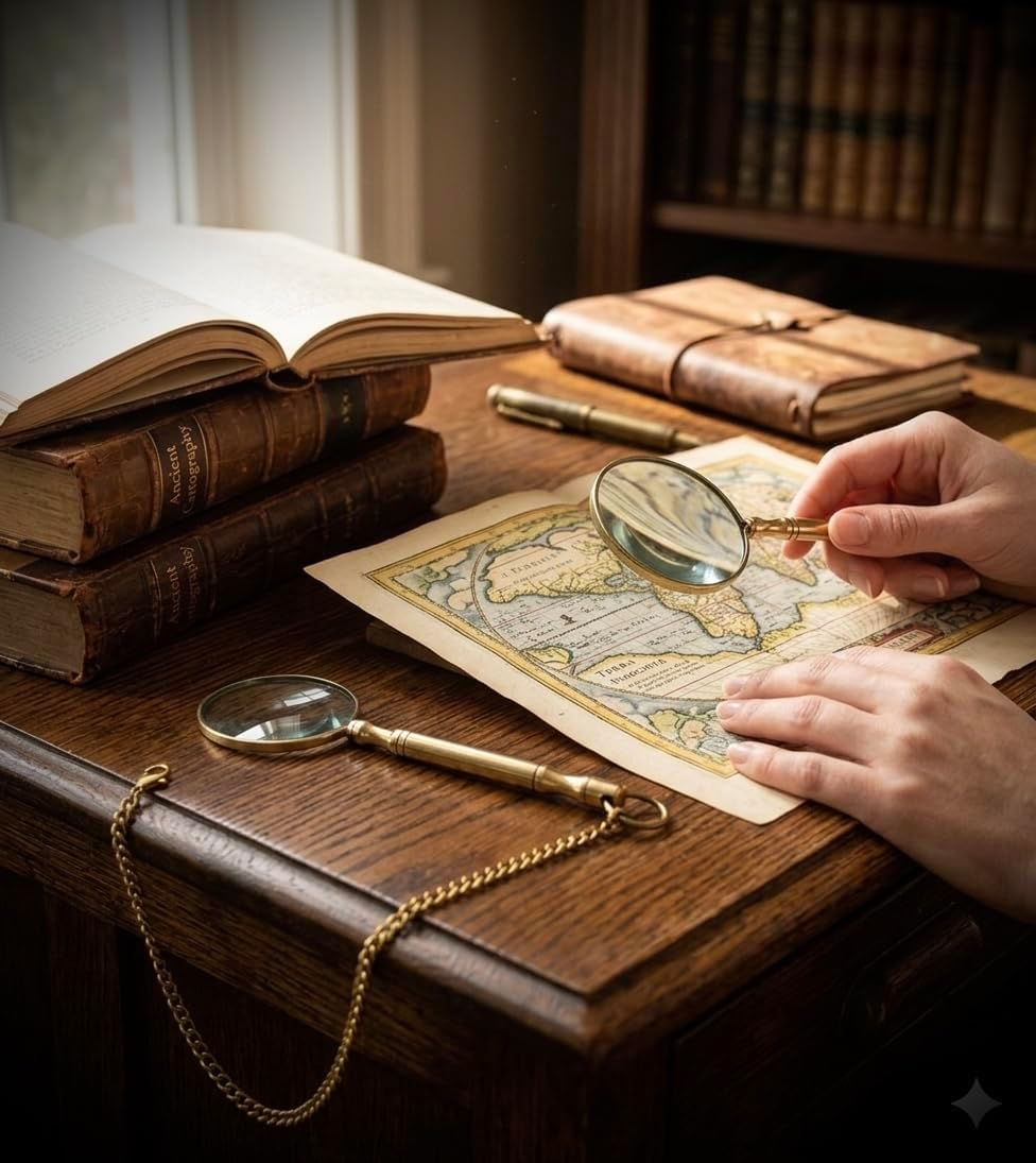 Brass Monocle Pendant Magnifier 1" with Steampunk Styling view 4