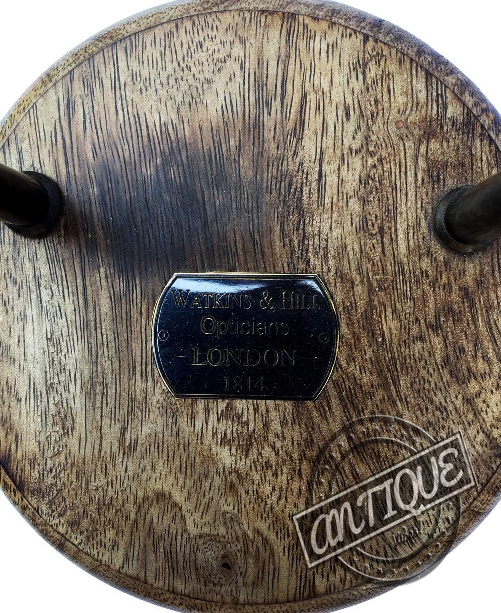 All-Brass Magnifier 3.5" on Wooden Base with Unique Design view 5