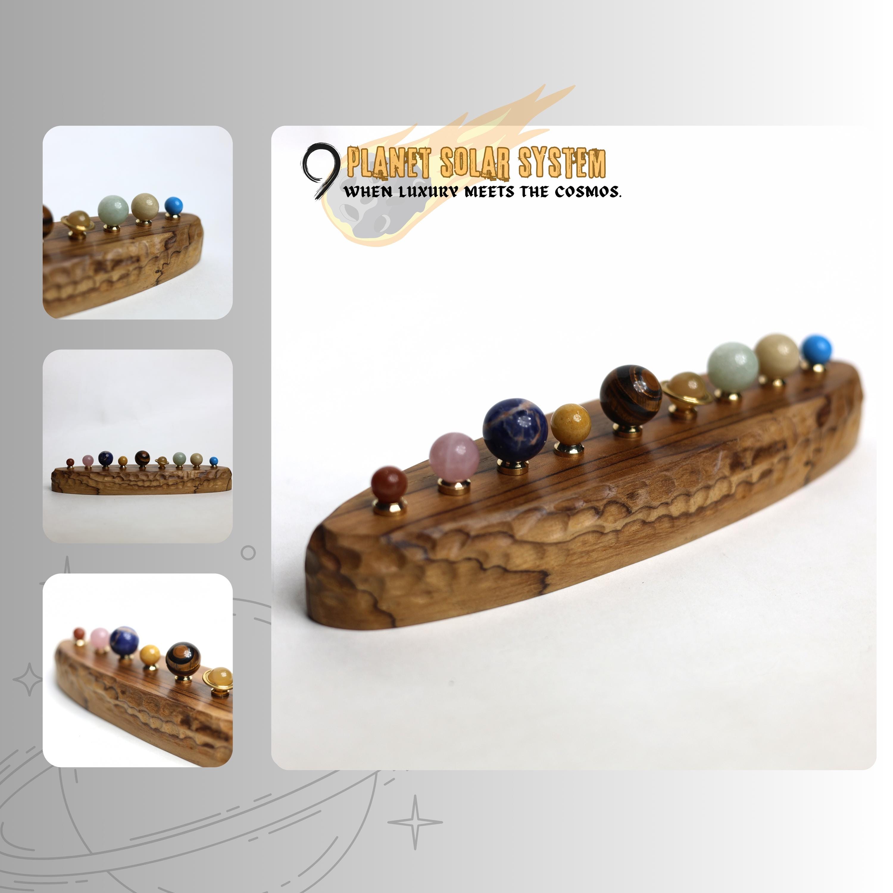 9 Planet Gemstone Display view 2