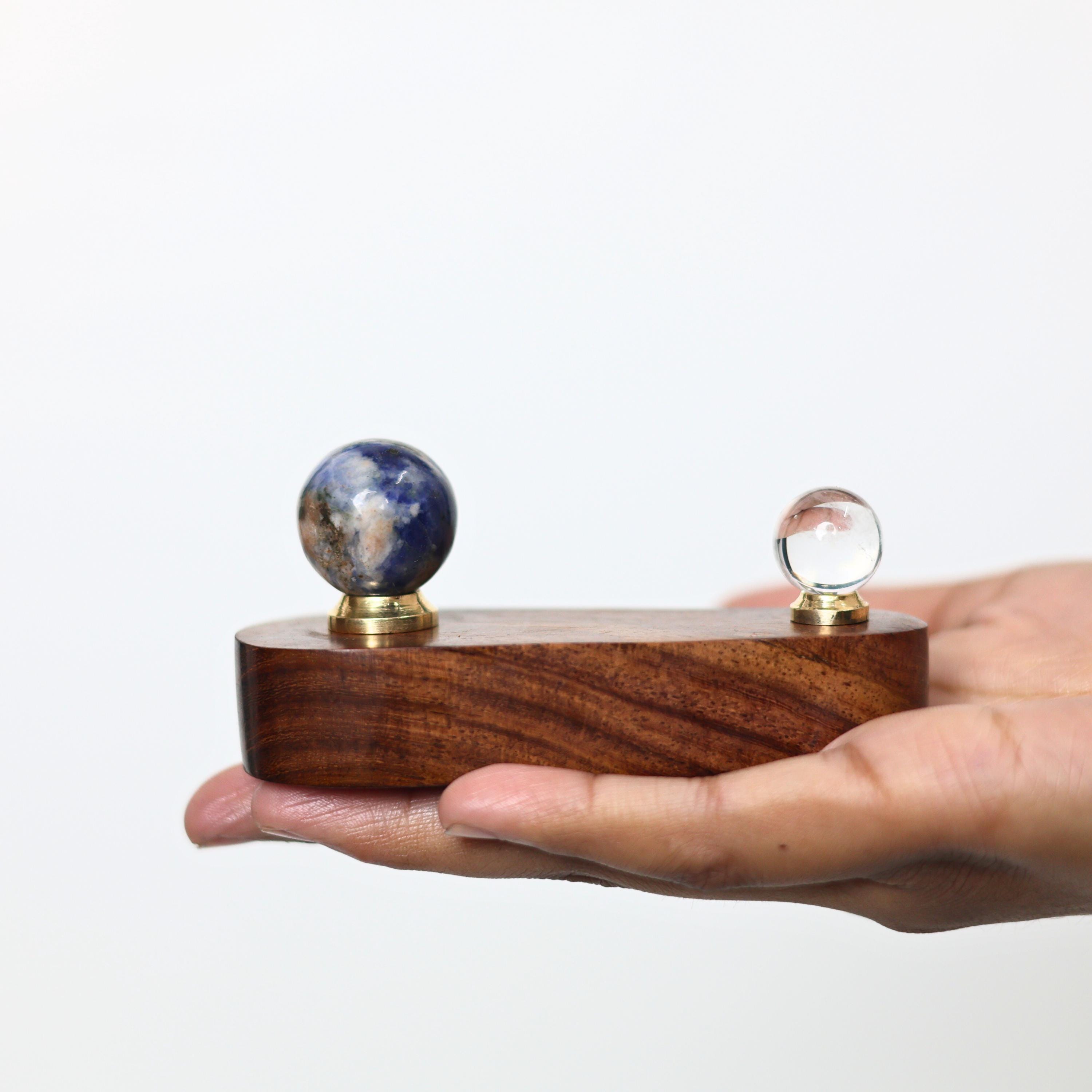 Earth & Moon Gemstone Set view 3