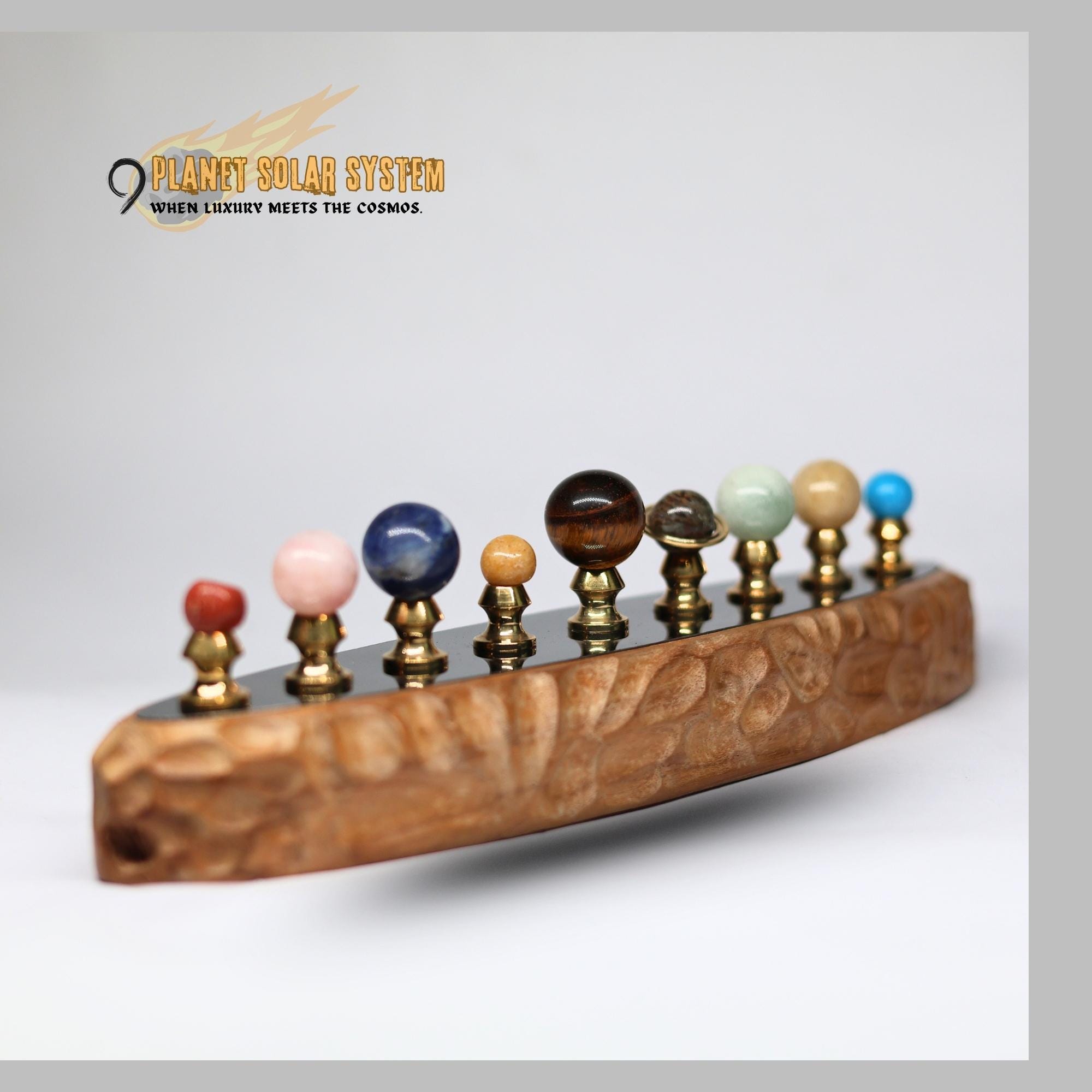 Handcrafted 9 Planet Model view 2