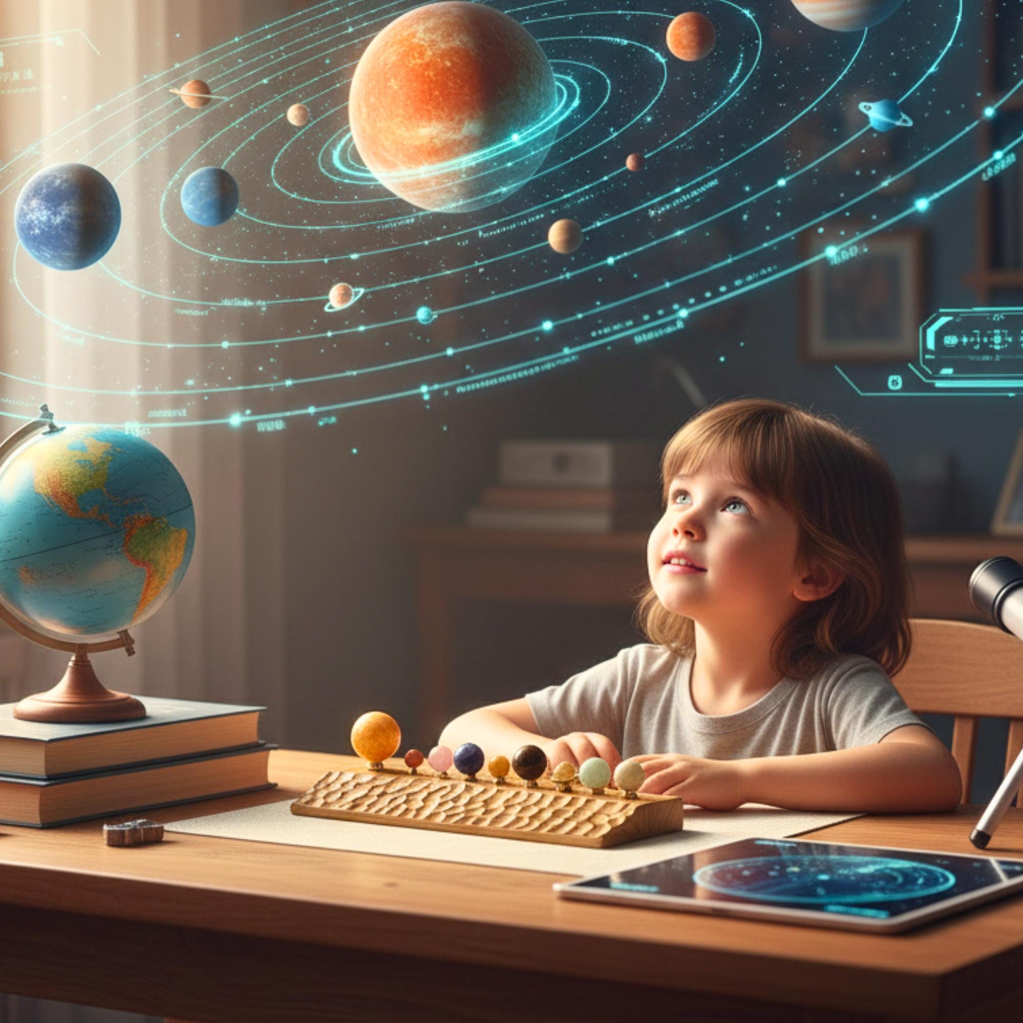 Luxury 8 Planet Solar System view 4