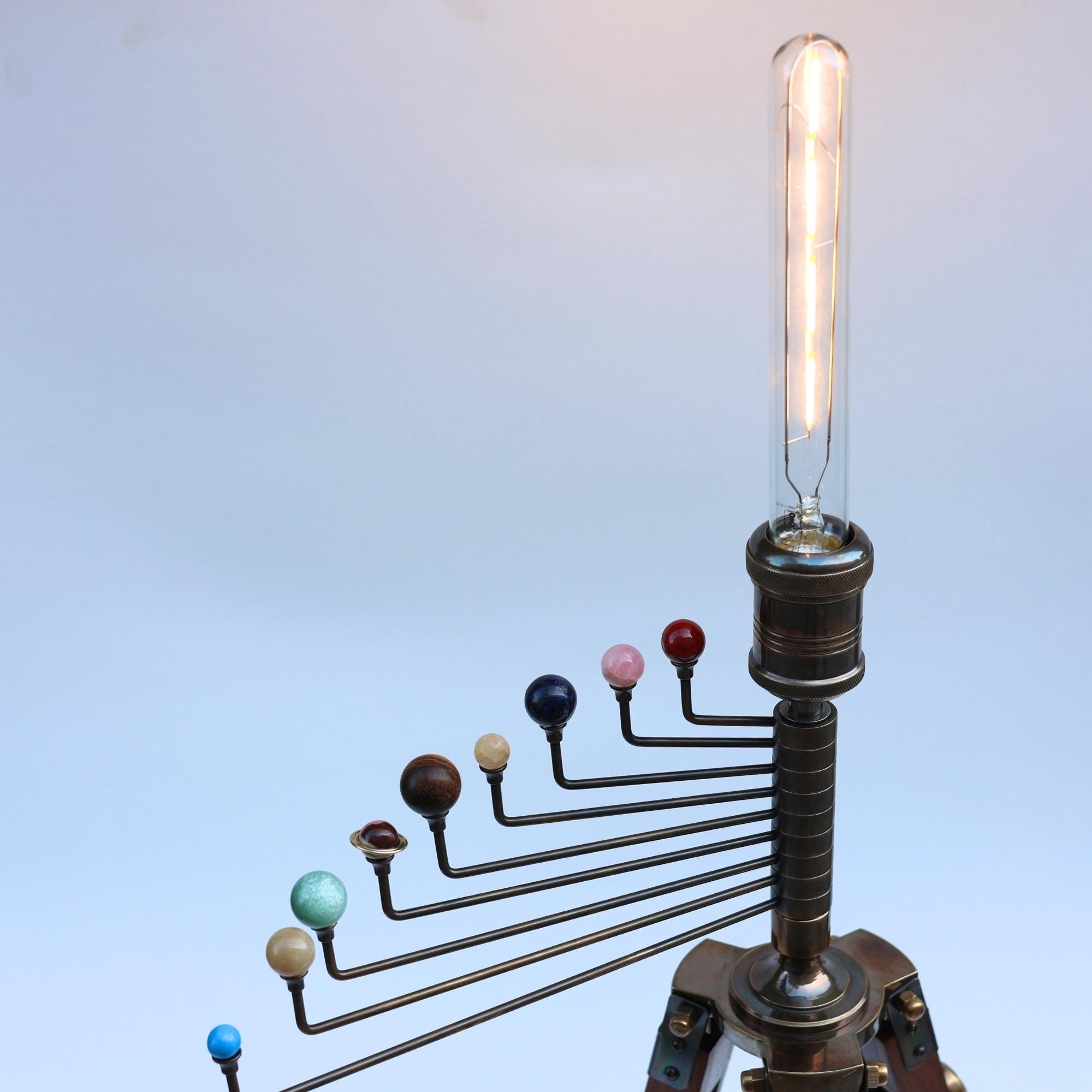 Cosmos Tripod Stand, Lamp with Solar System, Astronomical Lamp, Tripod Lamp view 5