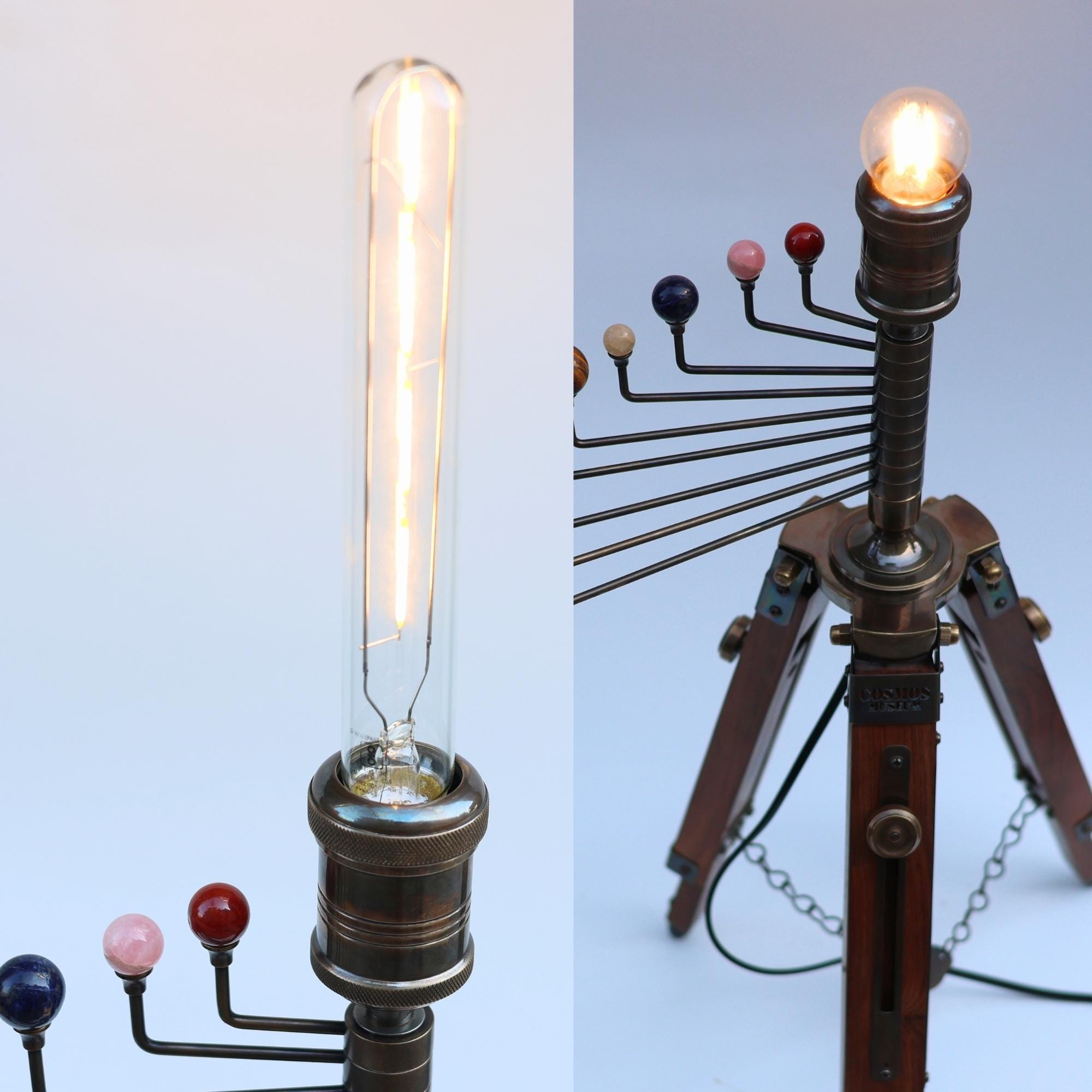Cosmos Tripod Stand, Lamp with Solar System, Astronomical Lamp, Tripod Lamp view 6