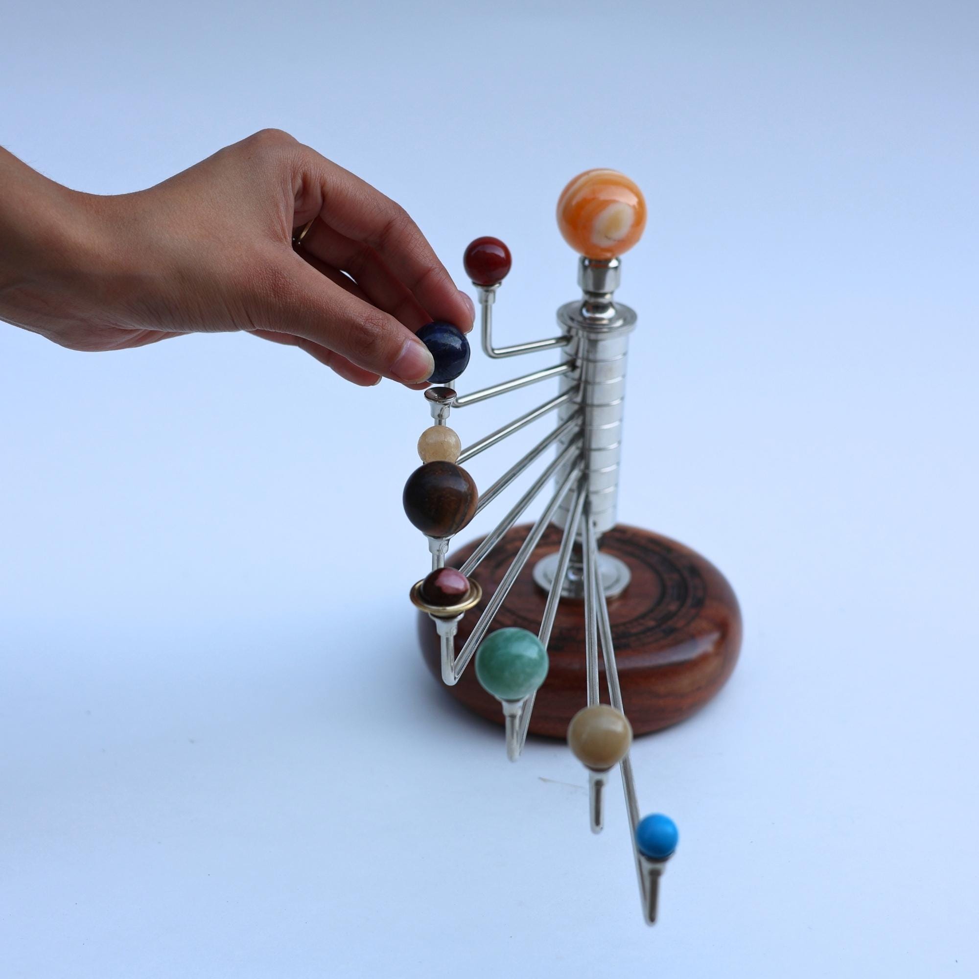 Vertical Solar System Model view 3