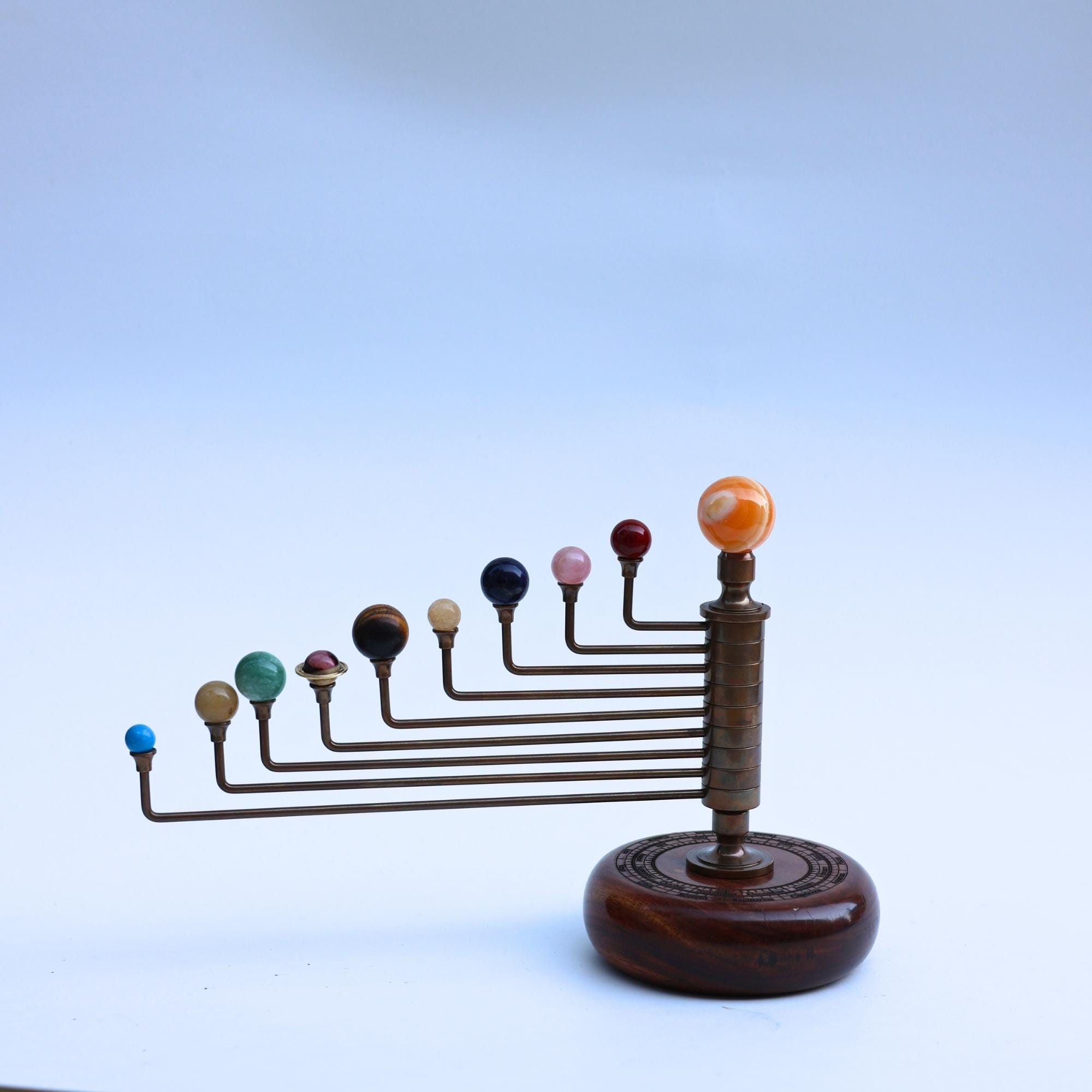 Vertical Solar System Model view 2