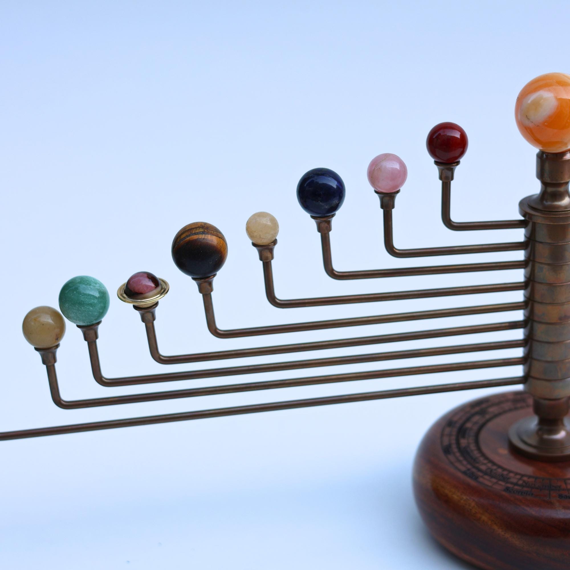 Vertical Solar System Model view 6