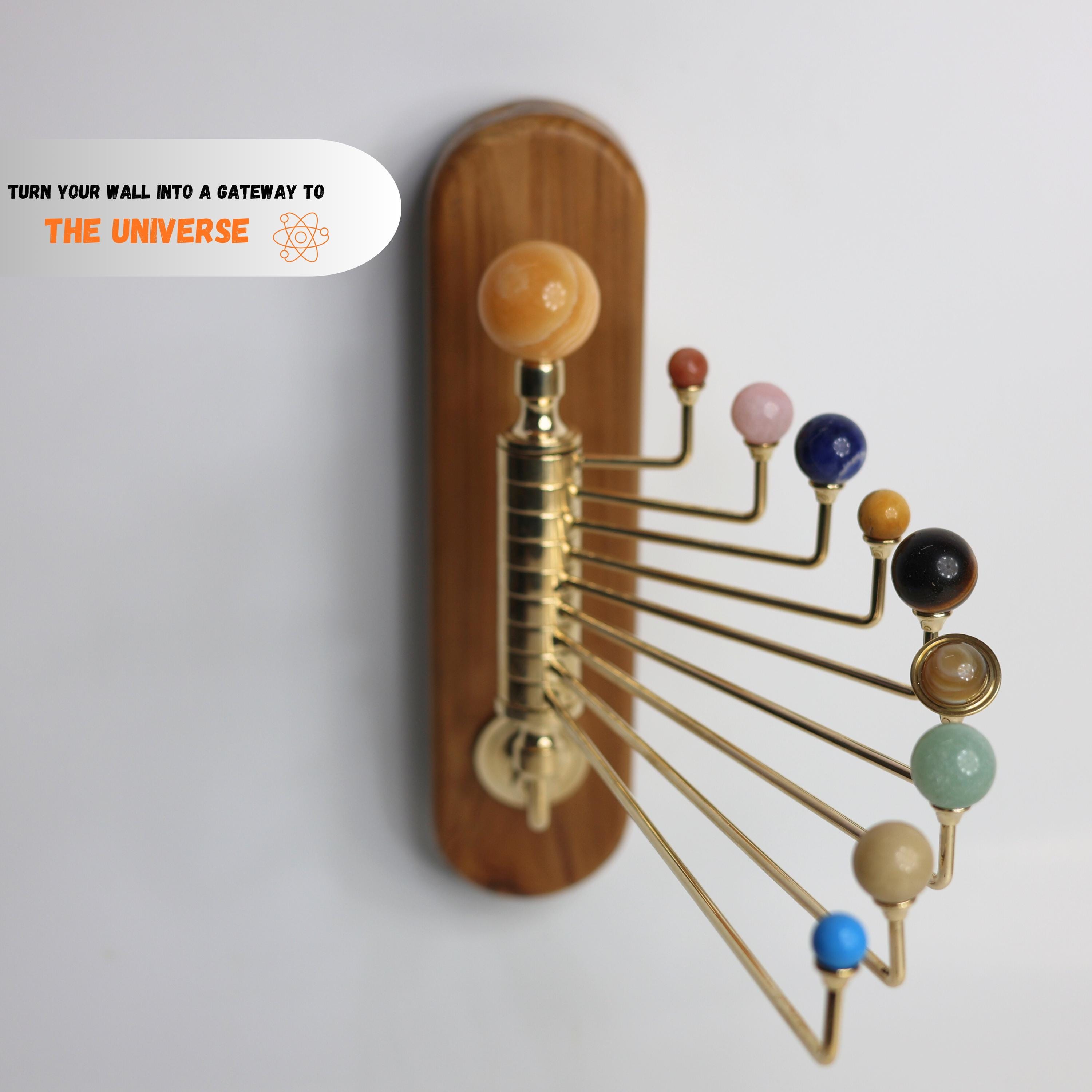 Wall Mount Solar System, with Semi-Precious Stones view 5