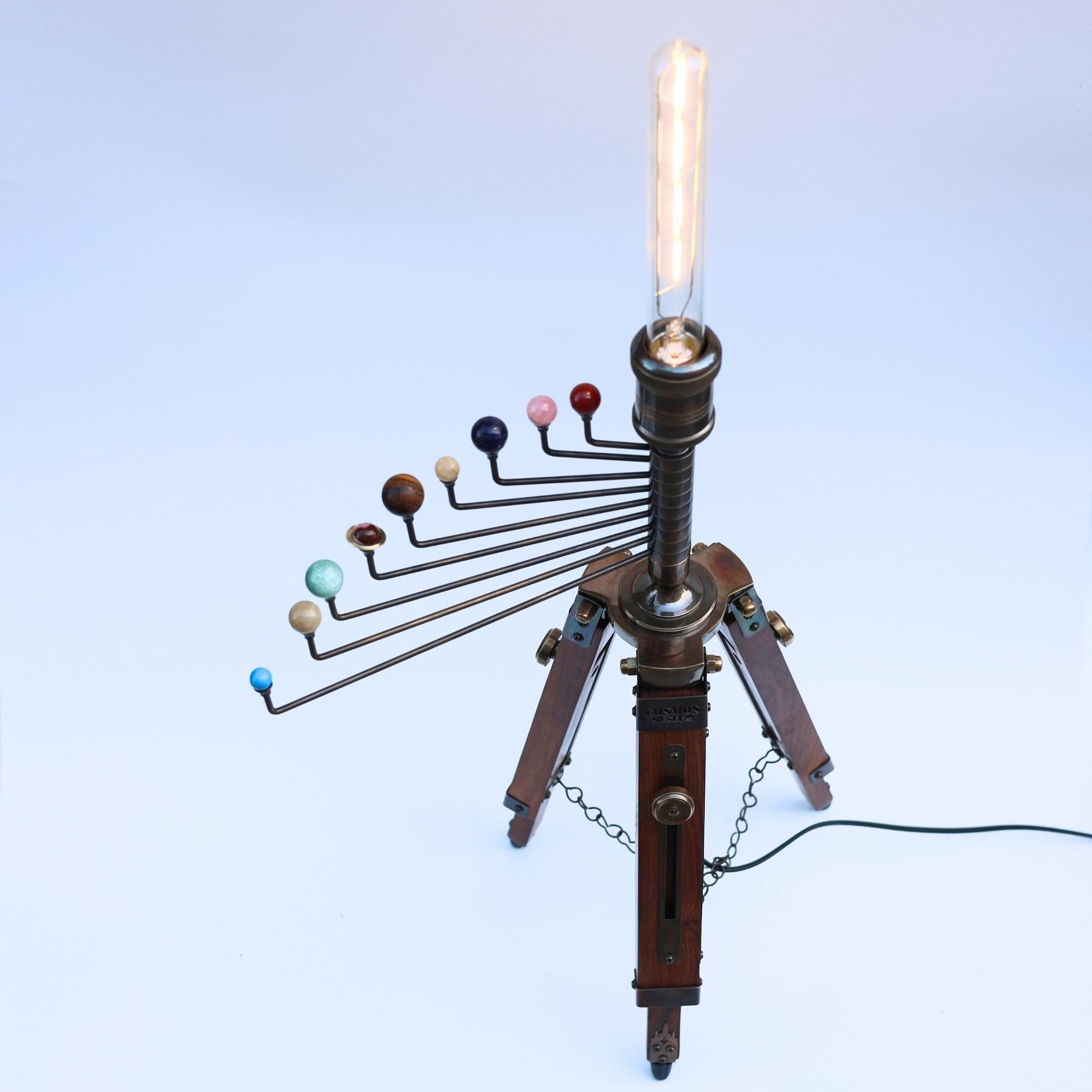 Cosmos Tripod Stand, Lamp with Solar System, Astronomical Lamp, Tripod Lamp view 3
