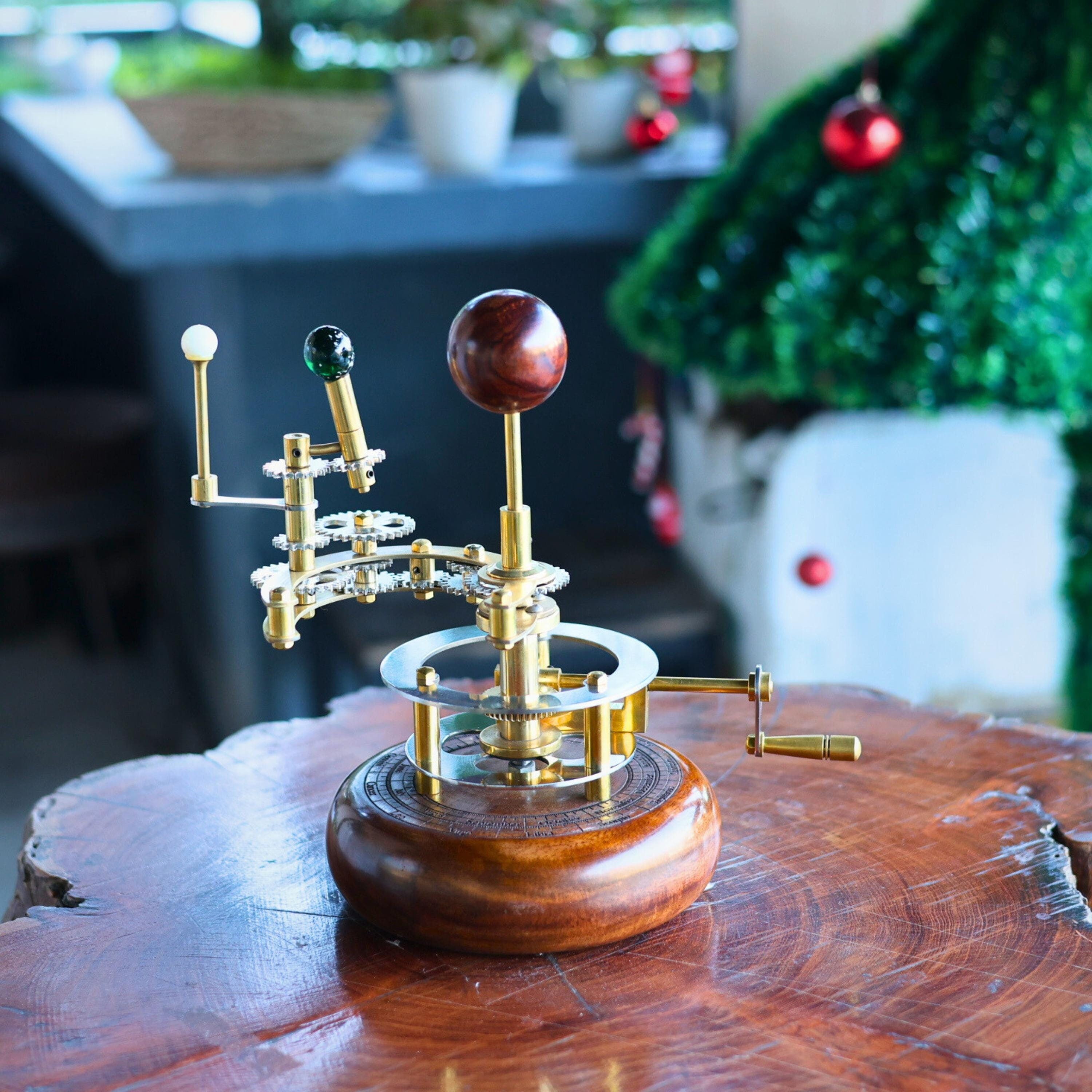 Brass Solar System Orrery, Shelf Display view 6