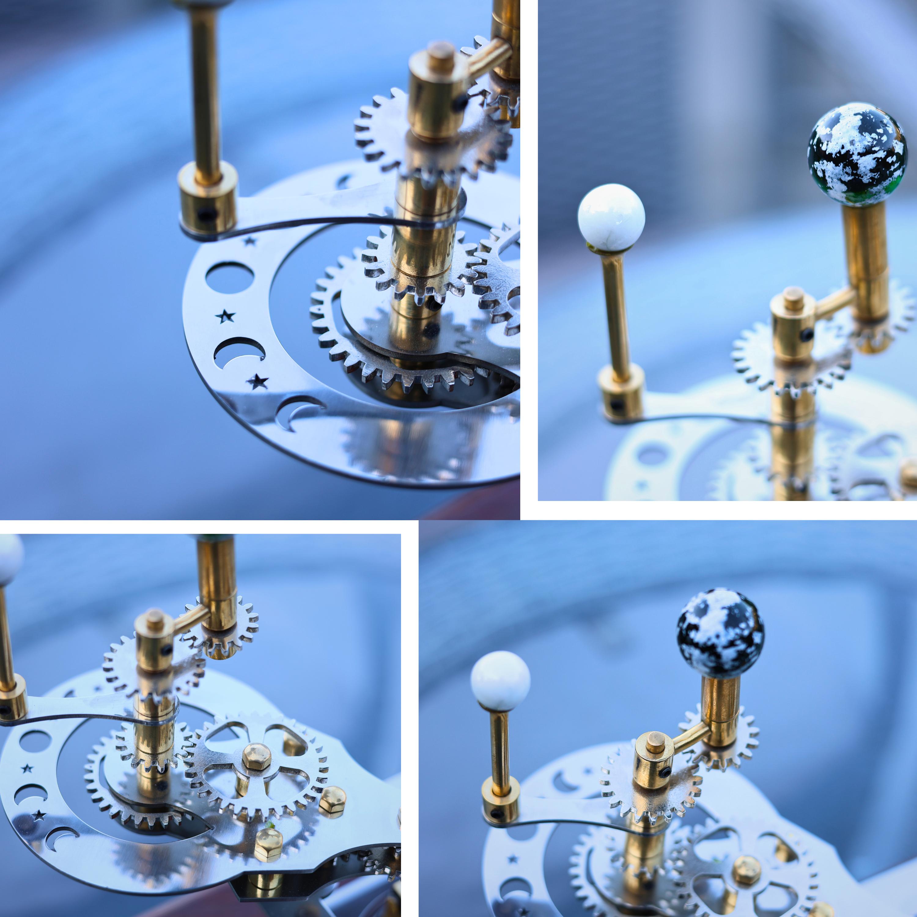Brass Solar System Orrery, Shelf Display view 6