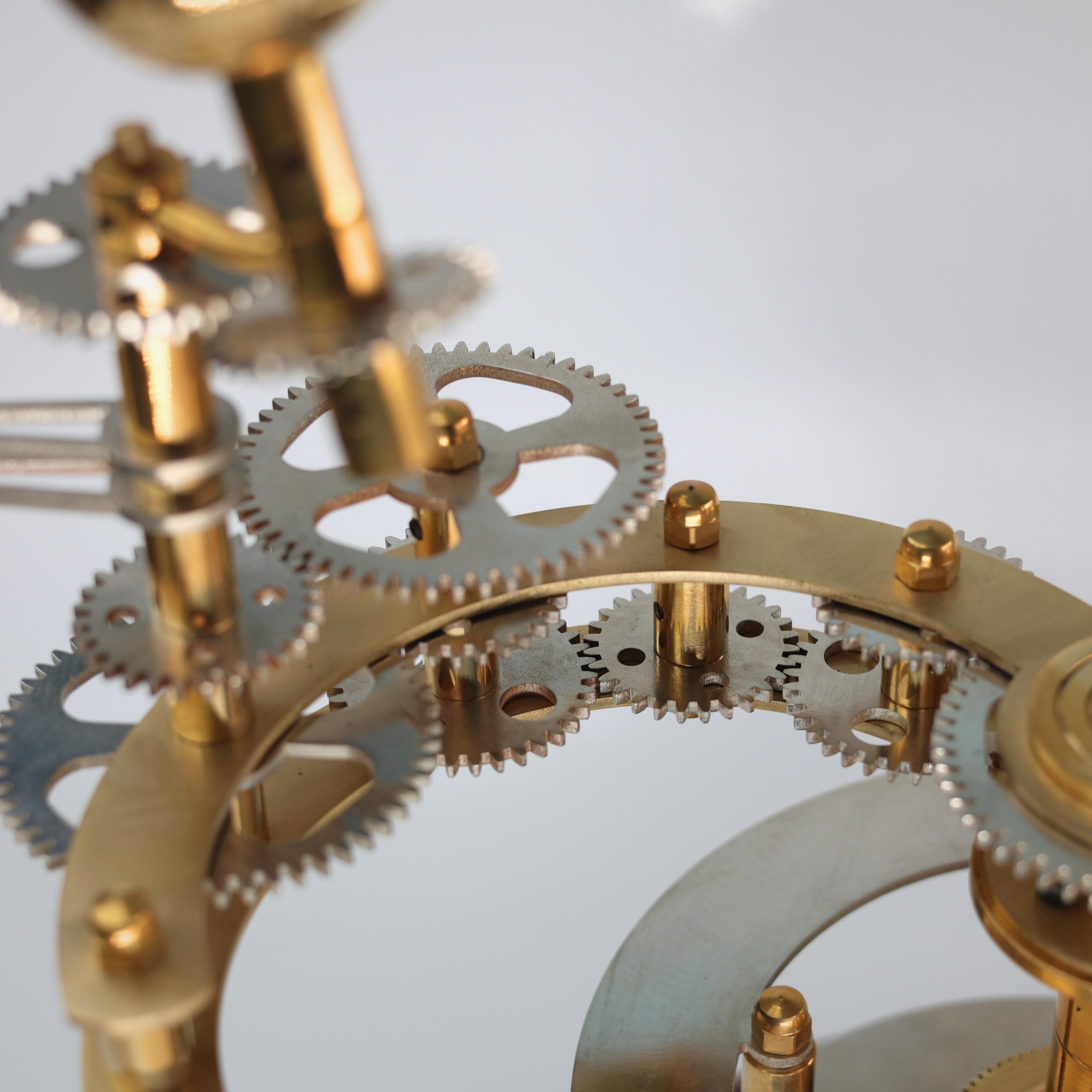 Brass Solar System Orrery, Museum Display view 2