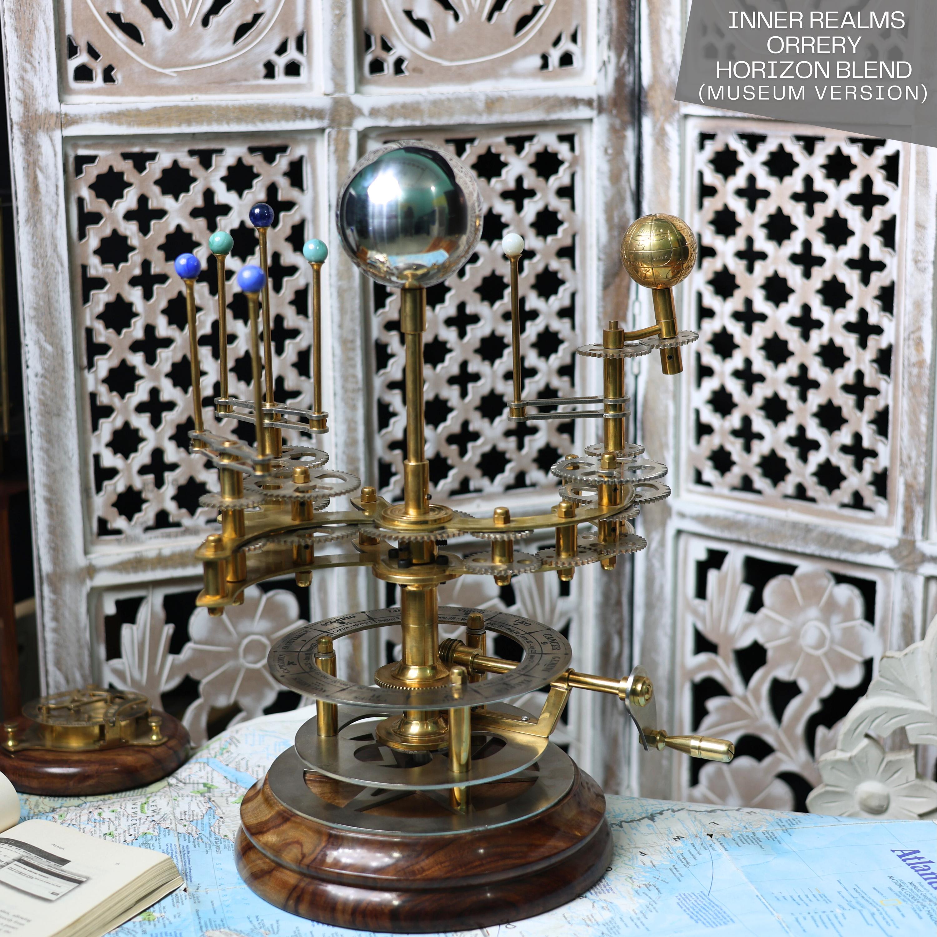 Brass Solar System Orrery, Museum Display view 3