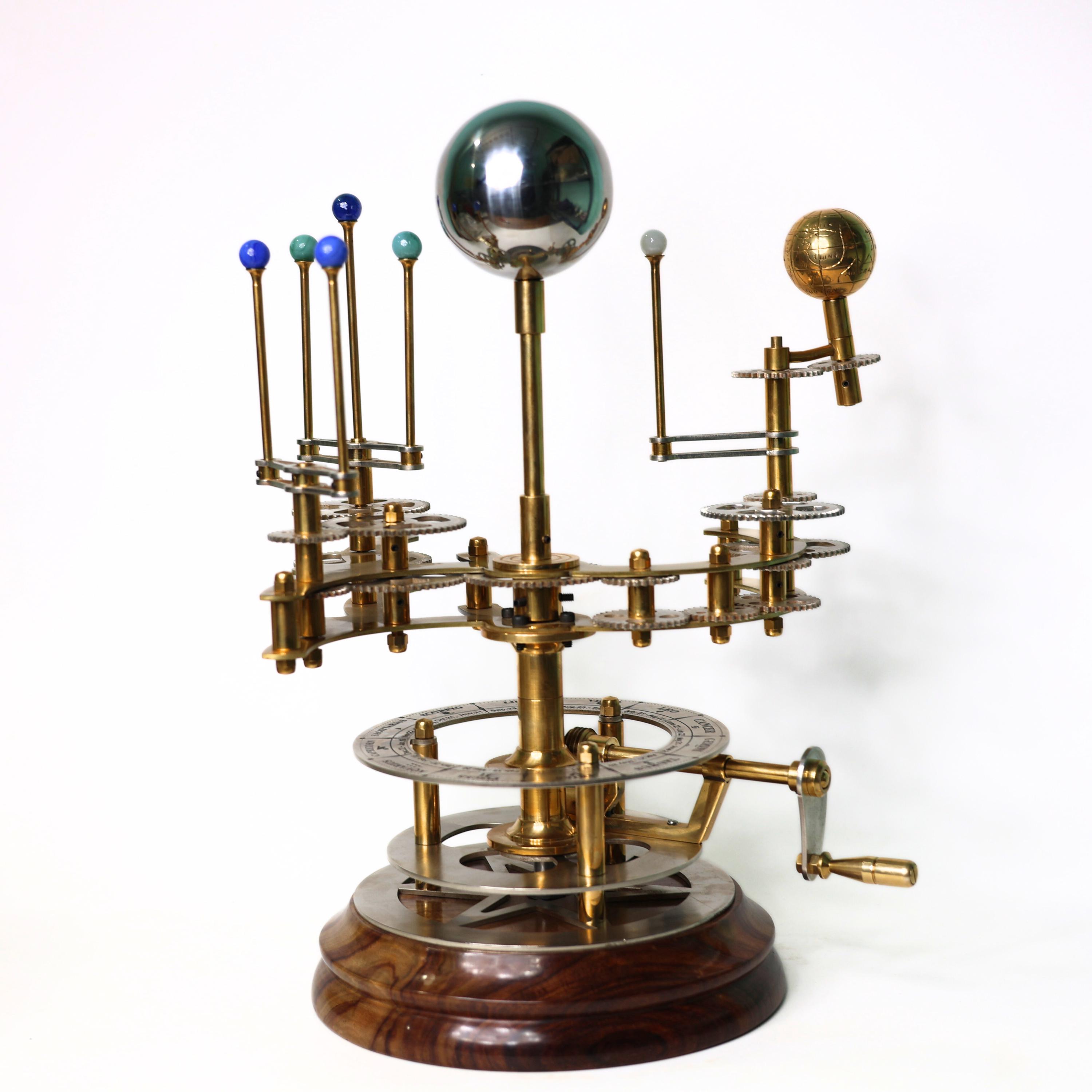 Brass Solar System Orrery, Museum Display view 4