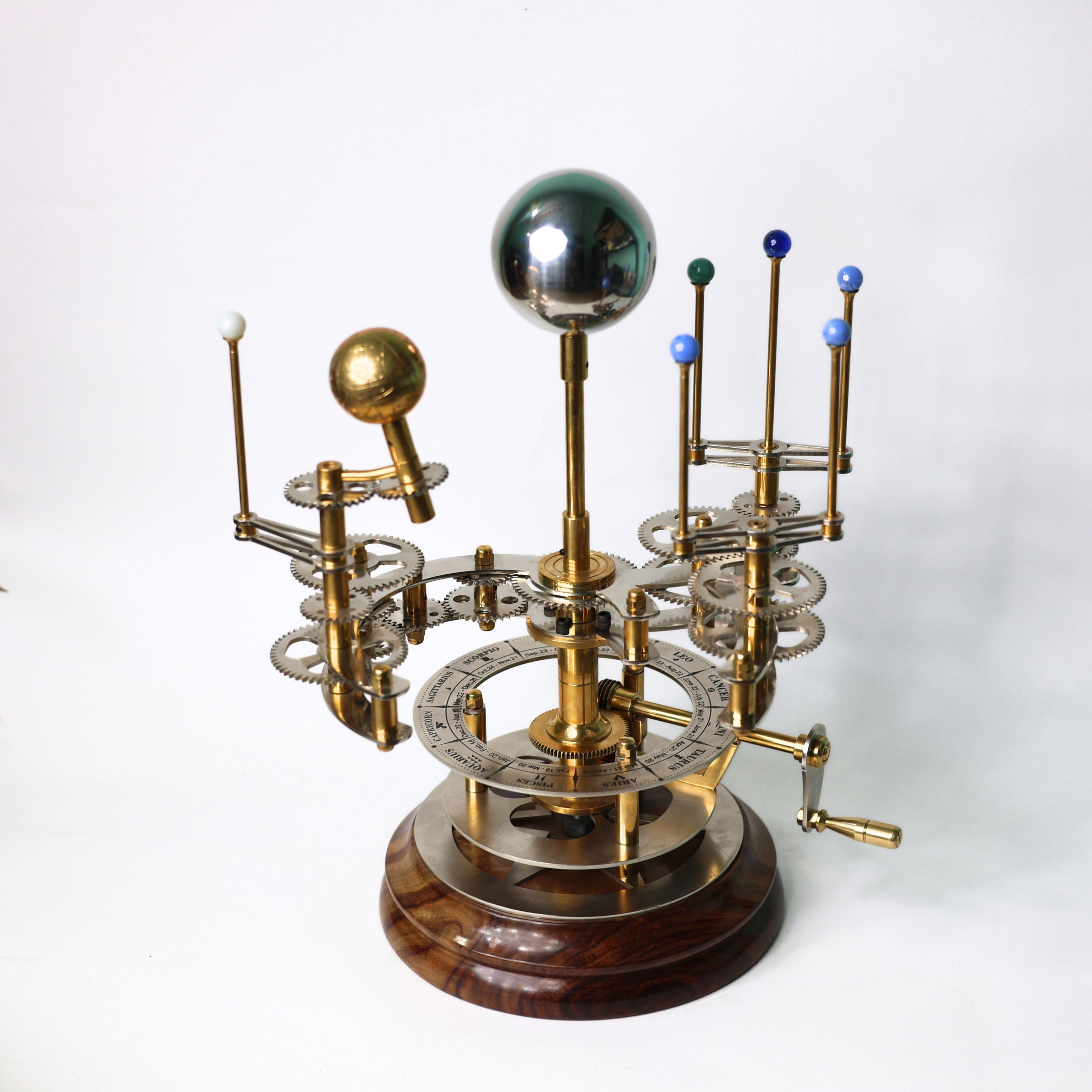 Brass Solar System Orrery, Museum Display view 2