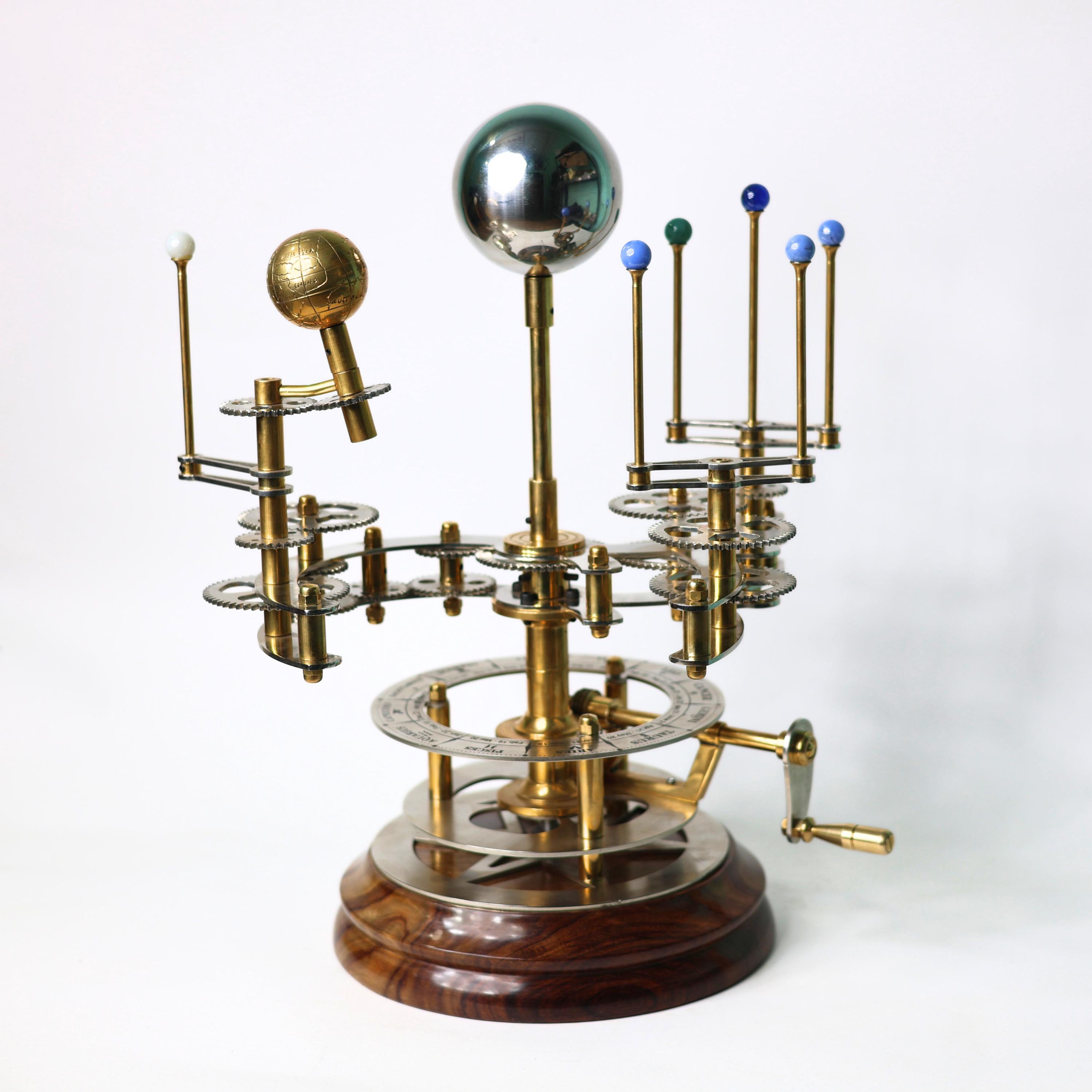 Brass Solar System Orrery, Museum Display view 4