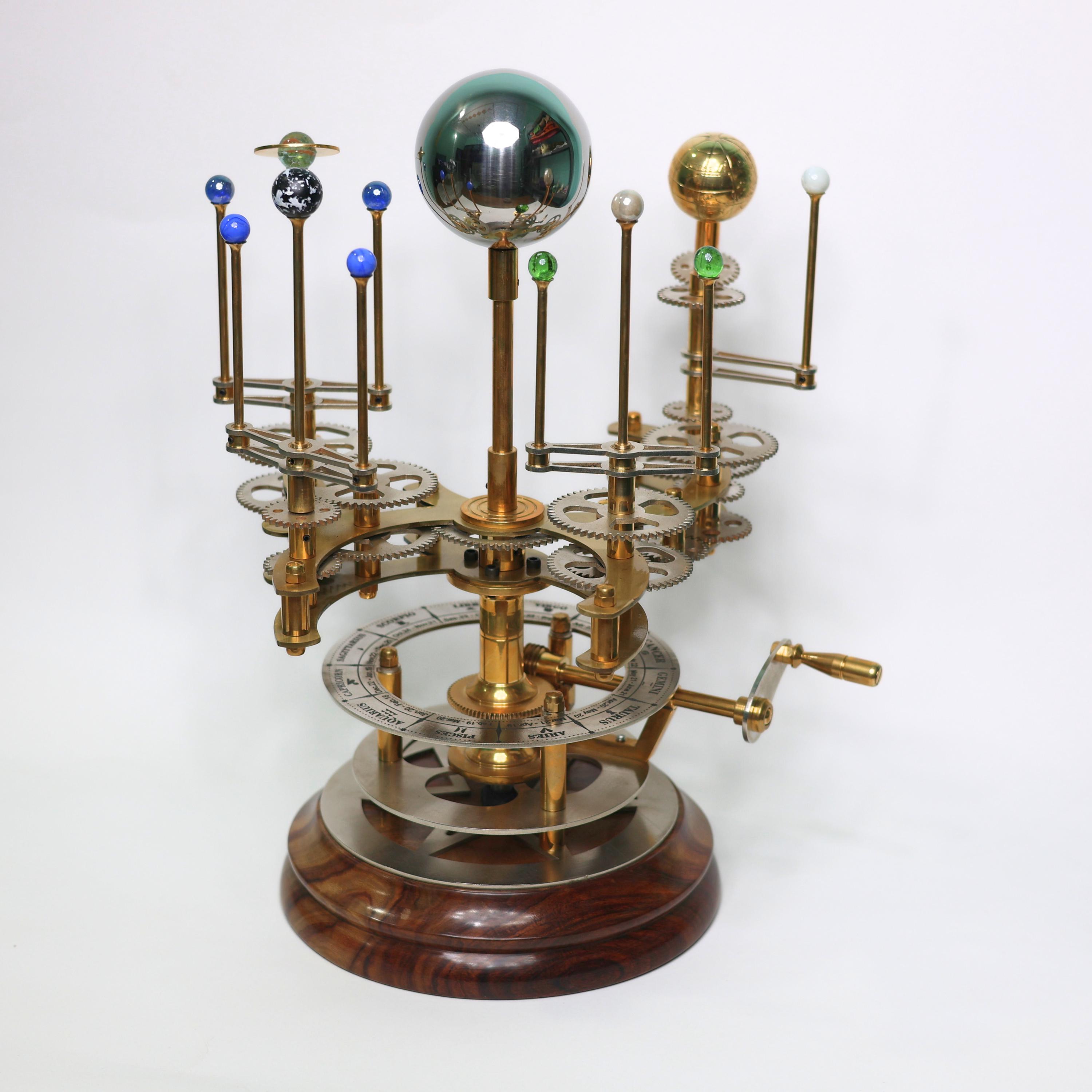Functional Brass Solar System Orrery, Museum view 6