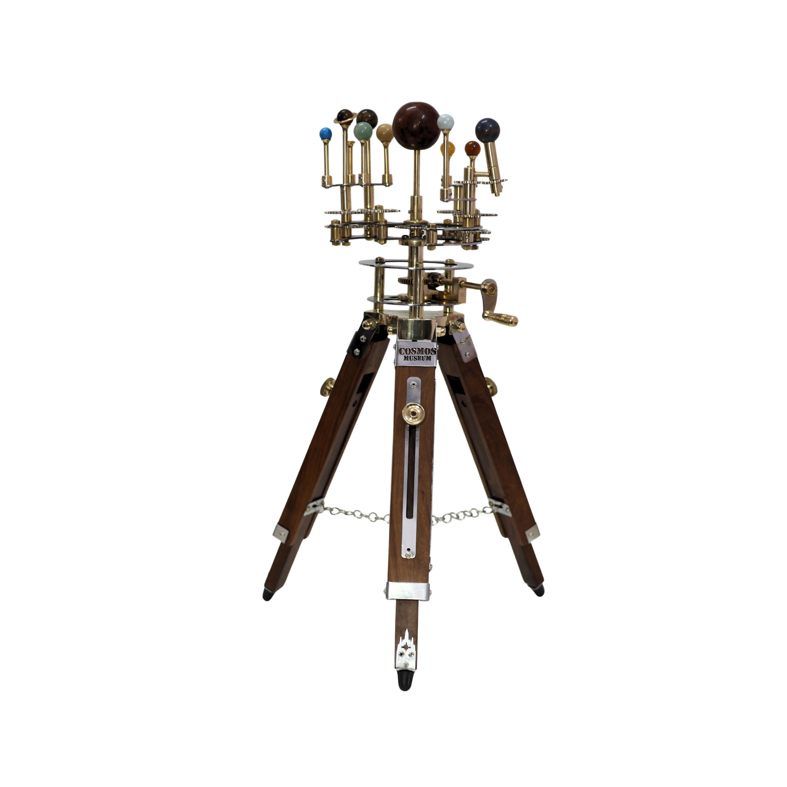 Brass Solar System Orrery, Museum Display view 3