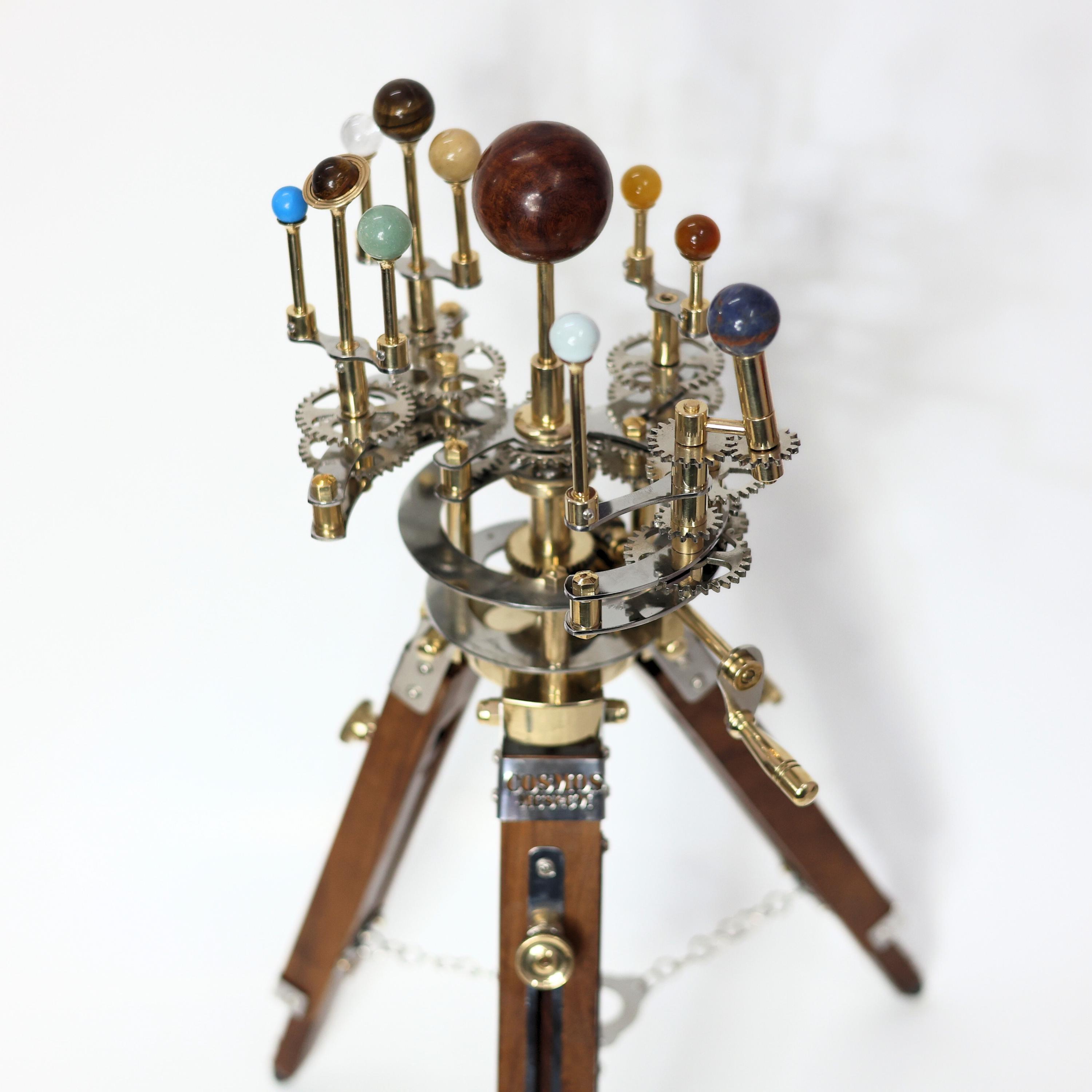 Brass Solar System Orrery, Museum Display view 4