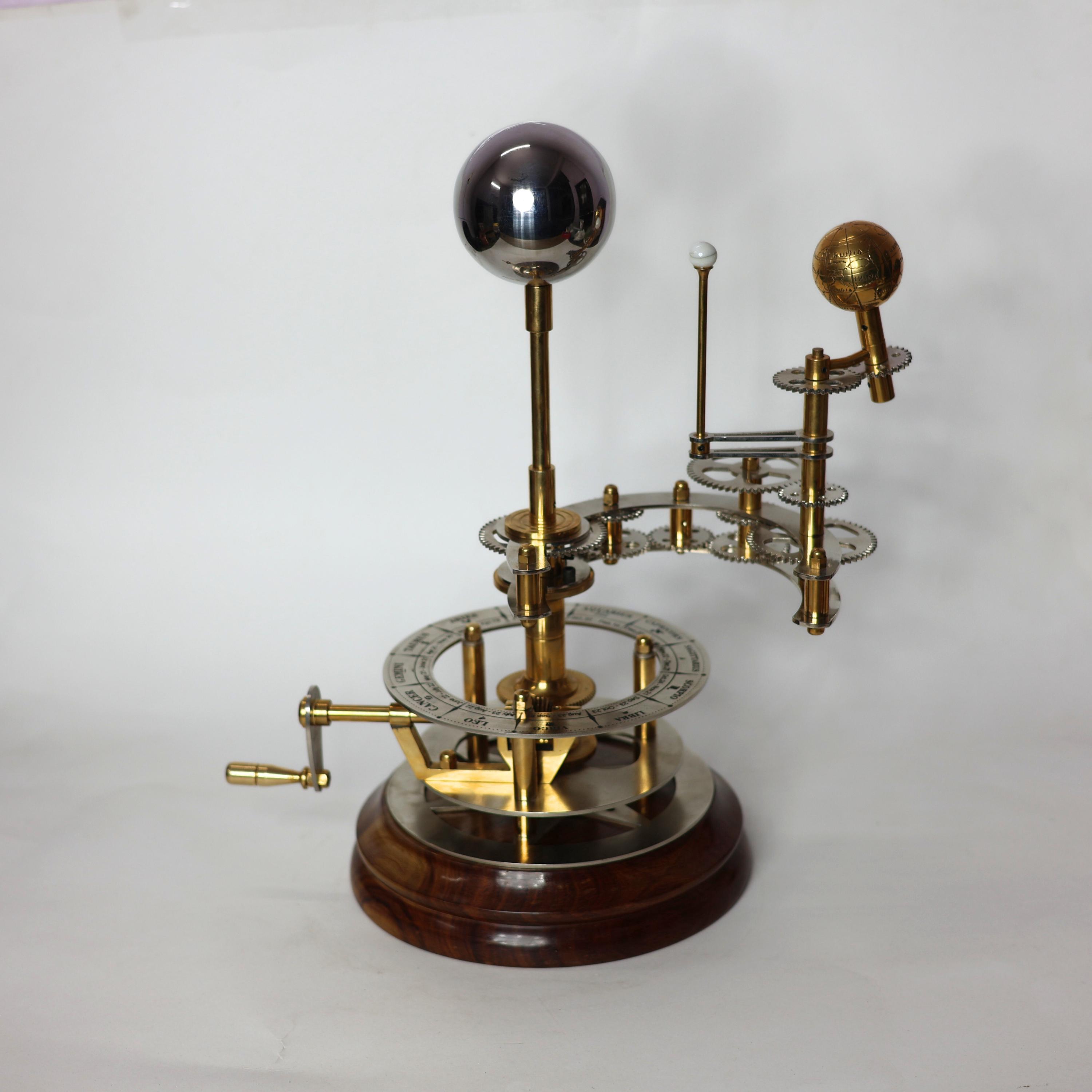 Functional Brass Solar System Orrery, Museum view 2